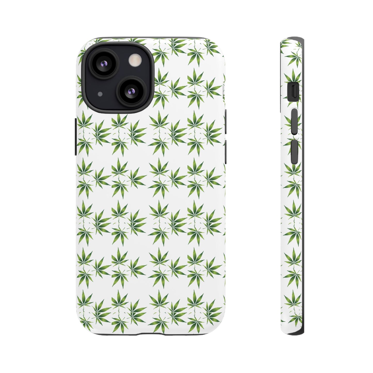 Stylish Phone Case with Cannabis Leaf Design, Durable Phone Cover, Gift for Stoner Friends, Unique Phone Accessory, Nature-Inspired Design