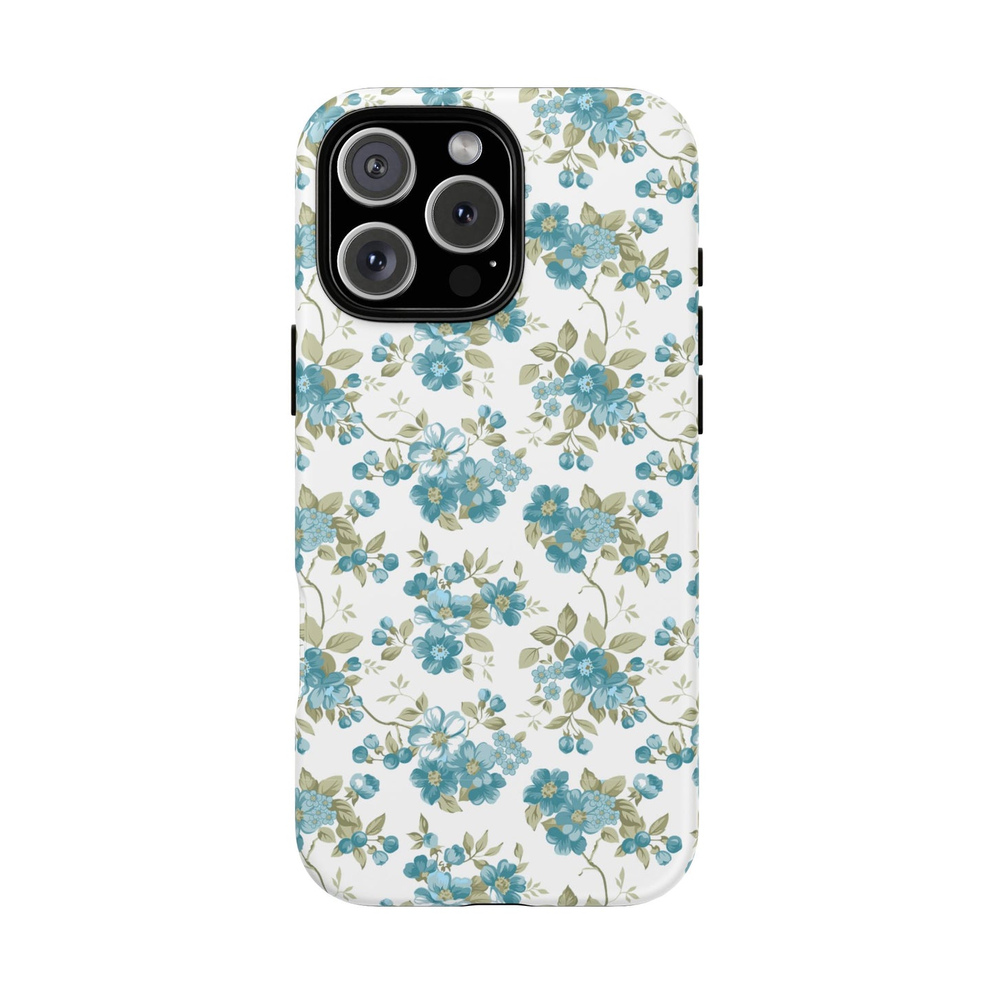 Floral Phone Case - Tough Cases, Durable Phone Cover, Cute Floral Design, Gift for Her, Trendy Phone Accessory, Spring Style