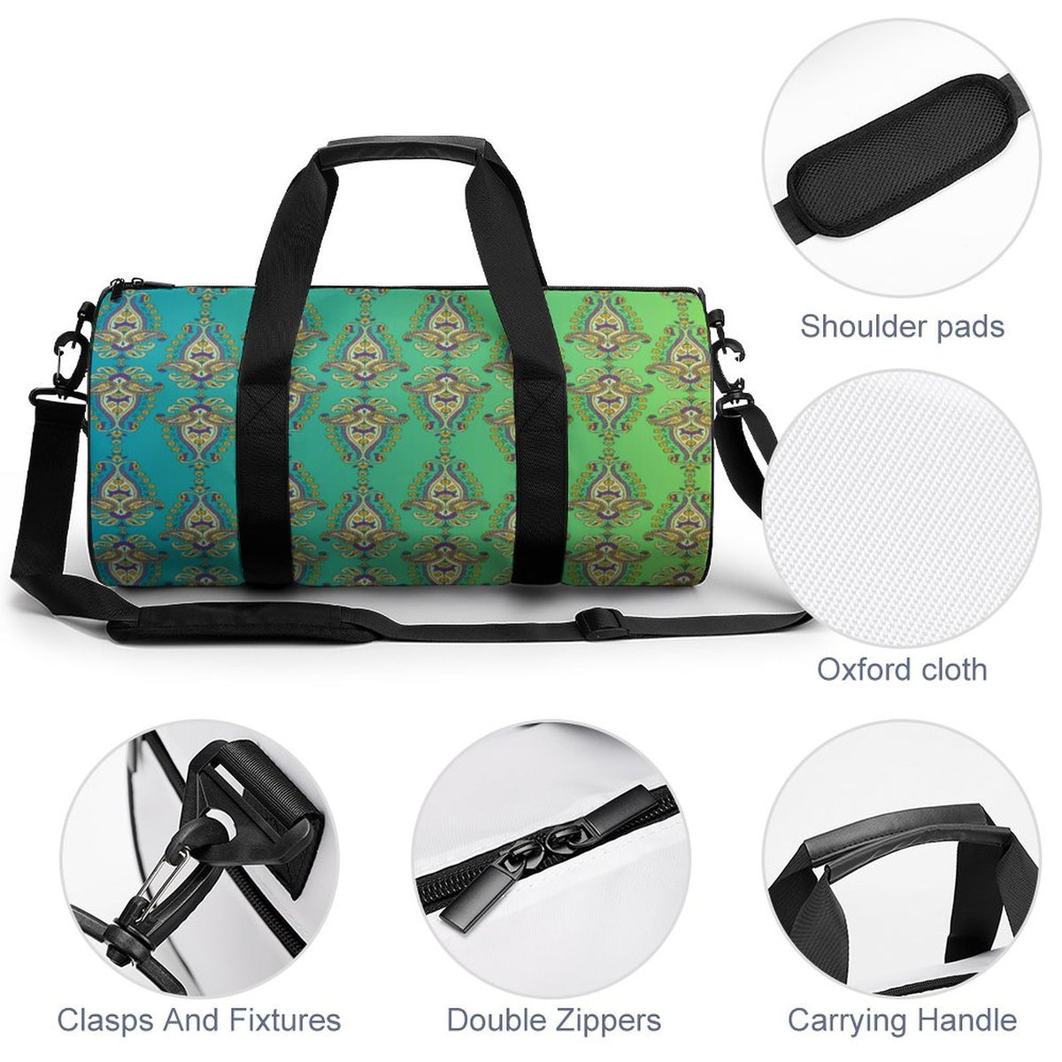 Cylindrical Gym Bag(Multi-sites)