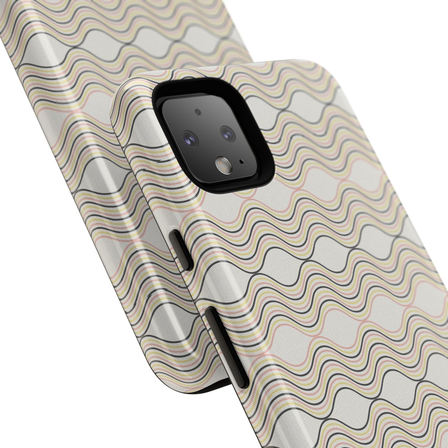 Stylish Phone Case for Tough Protection, Wavy Design, Chic Accessory, Gift for Her, Trendy Tech, Holiday Gift Idea