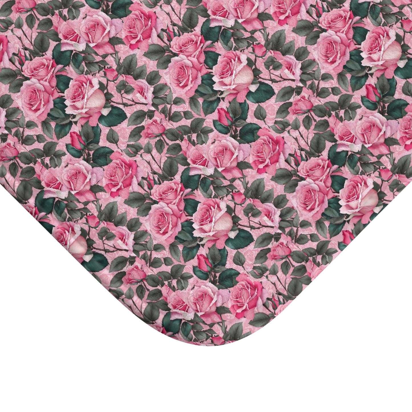 Floral Bath Mat - Soft, Cozy Bathroom Decor, Ideal for Home Spa, Mother’s Day Gift, Wedding Registry