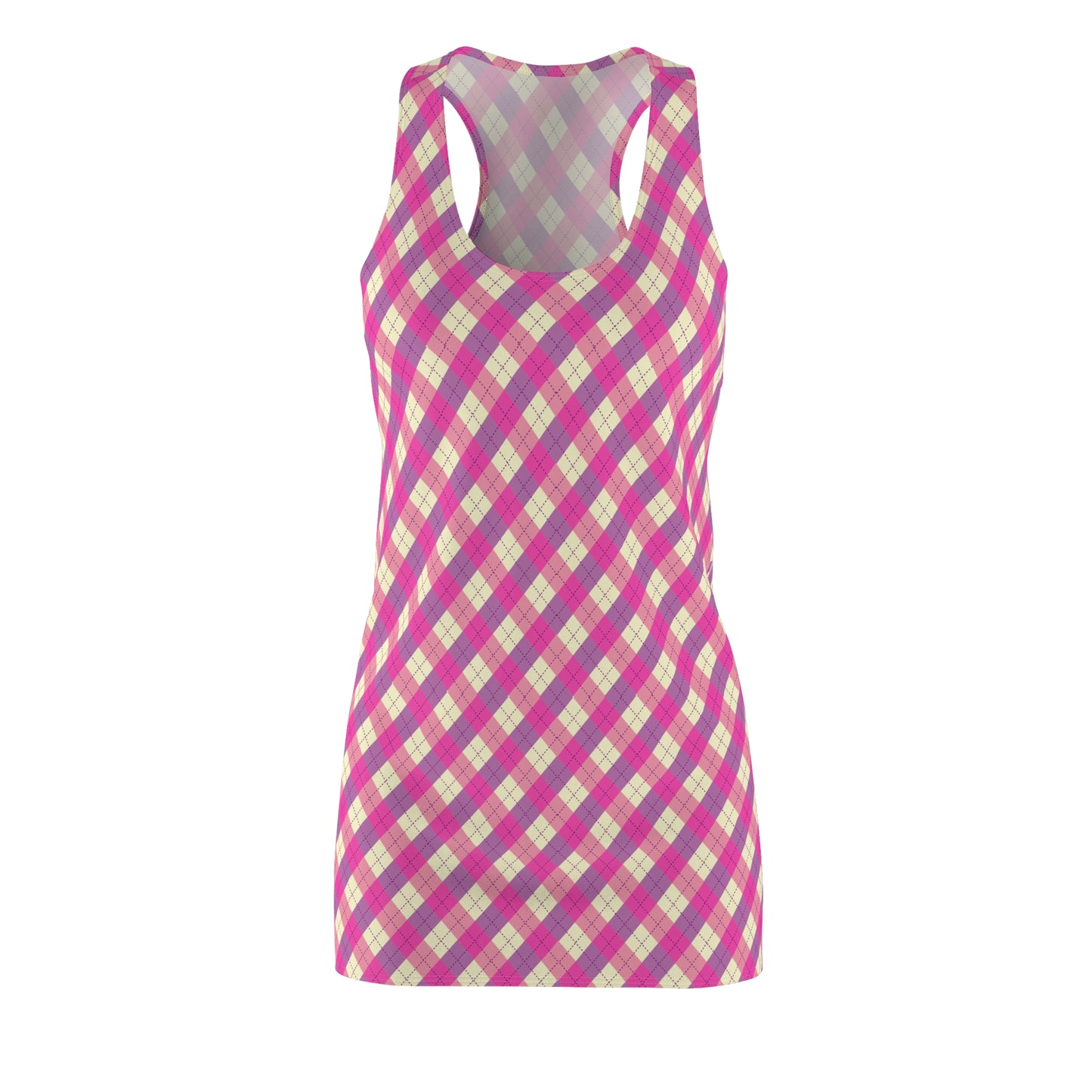 Women's Casual Racerback Dress - Spring Vibes - Ideal for Summer Outings, Beach Days, Birthdays, Holidays, and Casual Wear