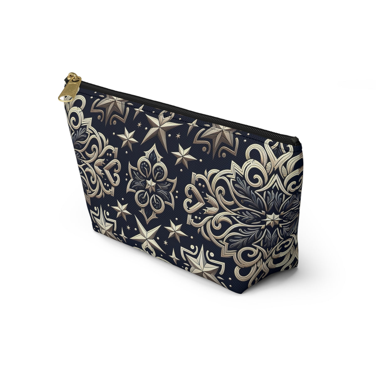 Elegant Starry Pattern Accessory Pouch | Makeup Bag, Travel Organizer, Gift for Her, Stylish Storage, Cosmetology Essentials