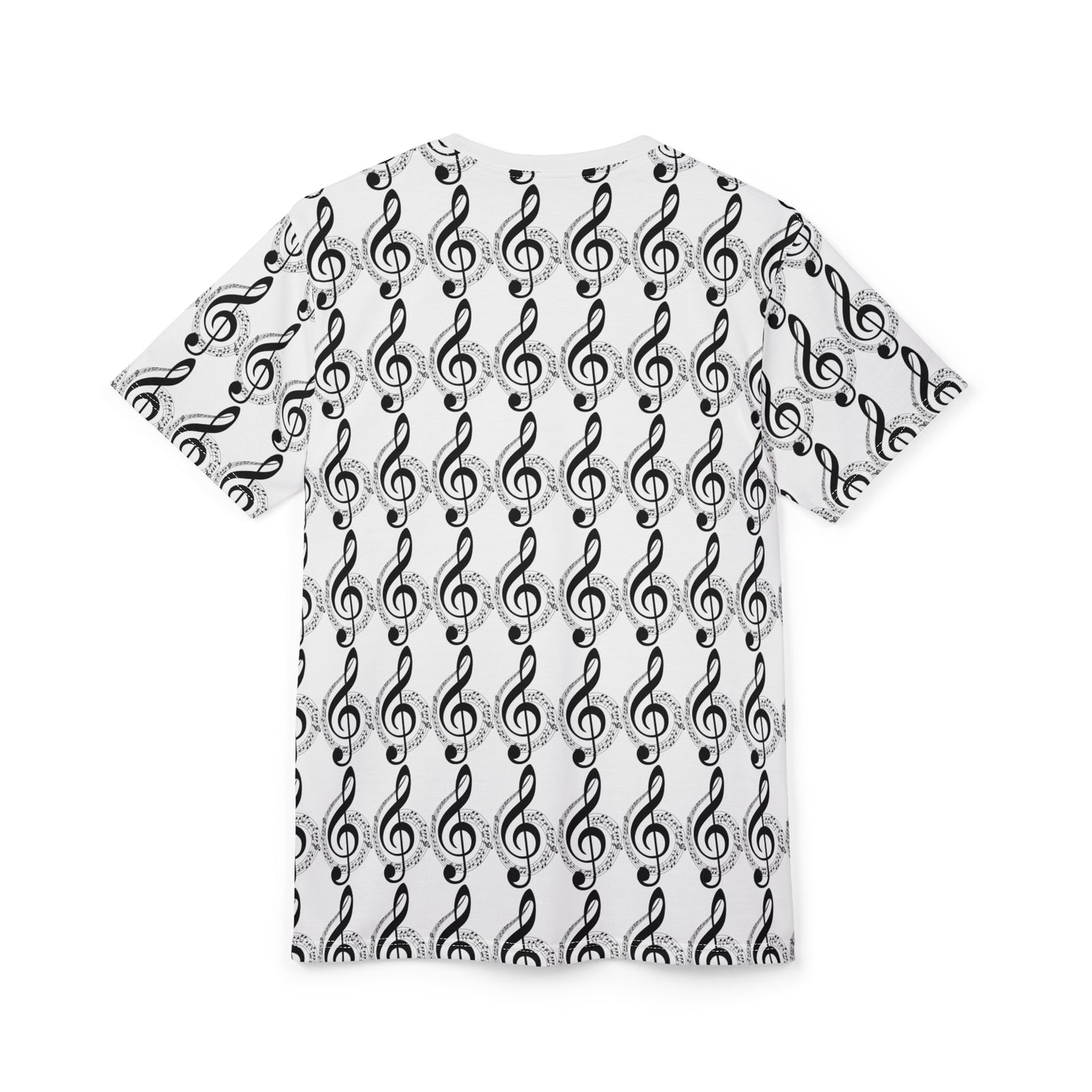 Music Lover's Unisex Tee, Perfect for Concerts, Gift for Musicians, Treble Clef Shirt, Unique Music Apparel, Casual Wear