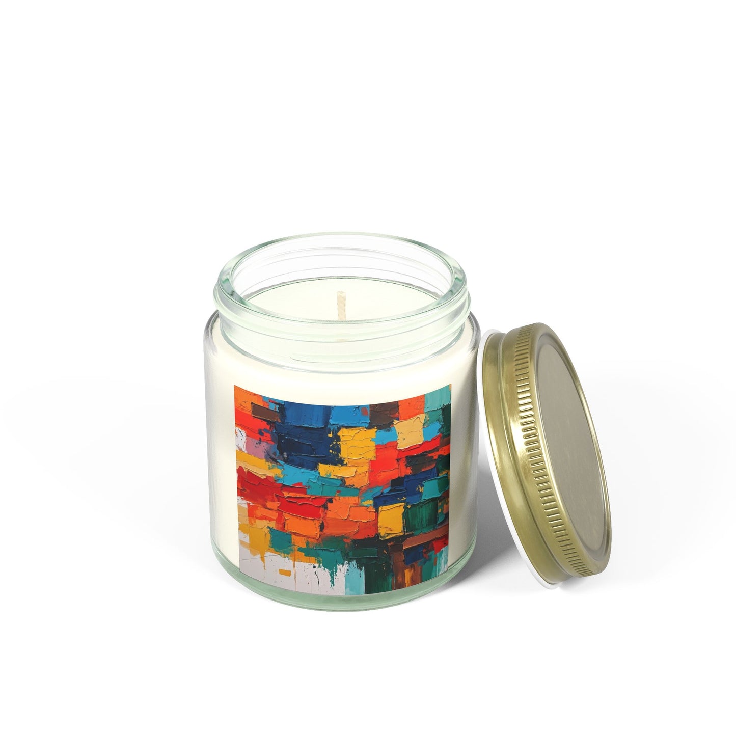 Scented Candles, Coconut Apricot Wax (4oz, 9oz) - Multi color