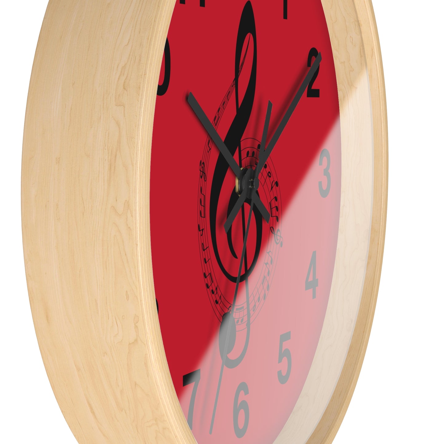 Musical Notes Wall Clock - Perfect for Music Lovers, Home Decor