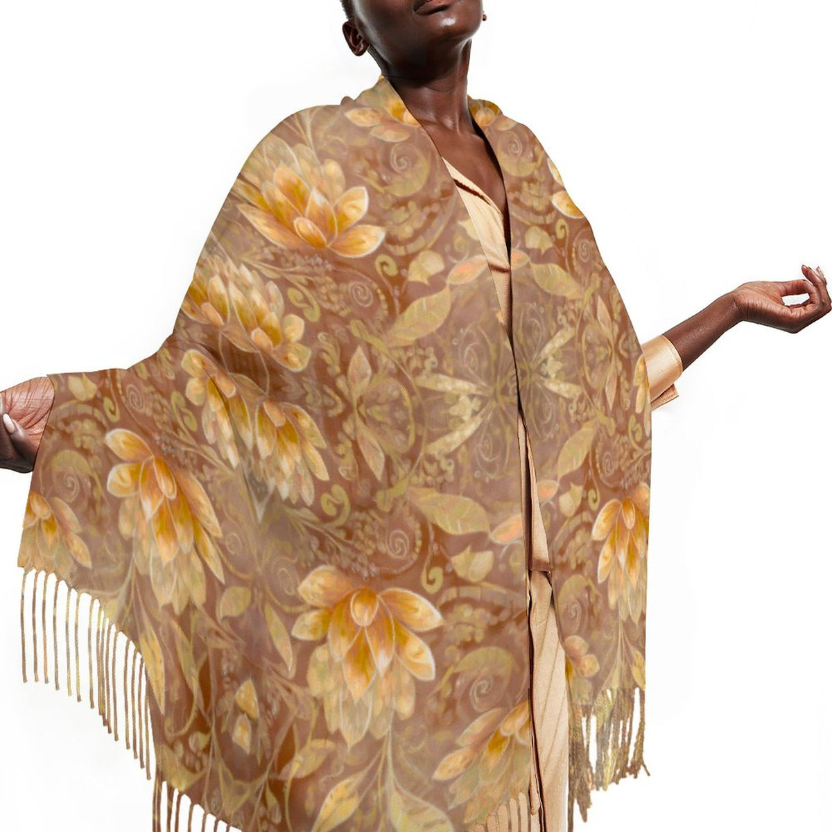 Cashmere-like Tassel Scarf