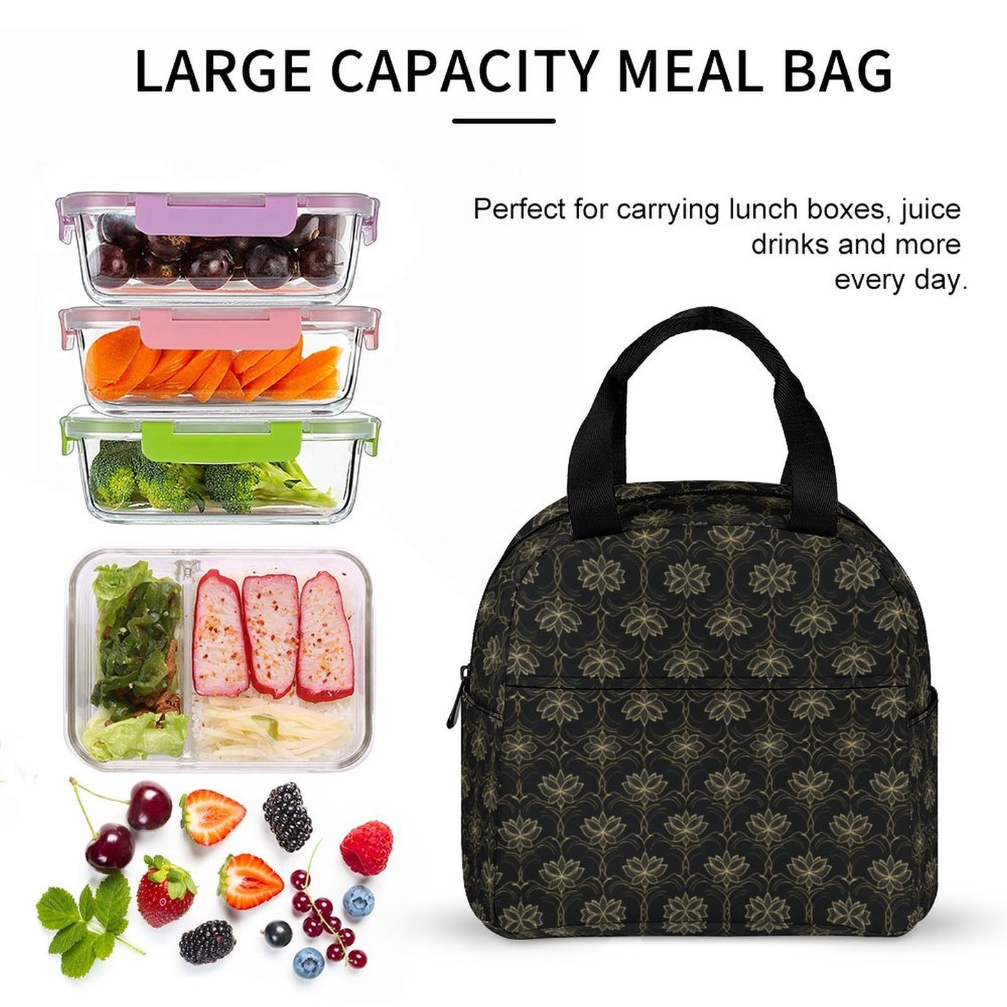 Large Insulated Lunch Totes for Adults