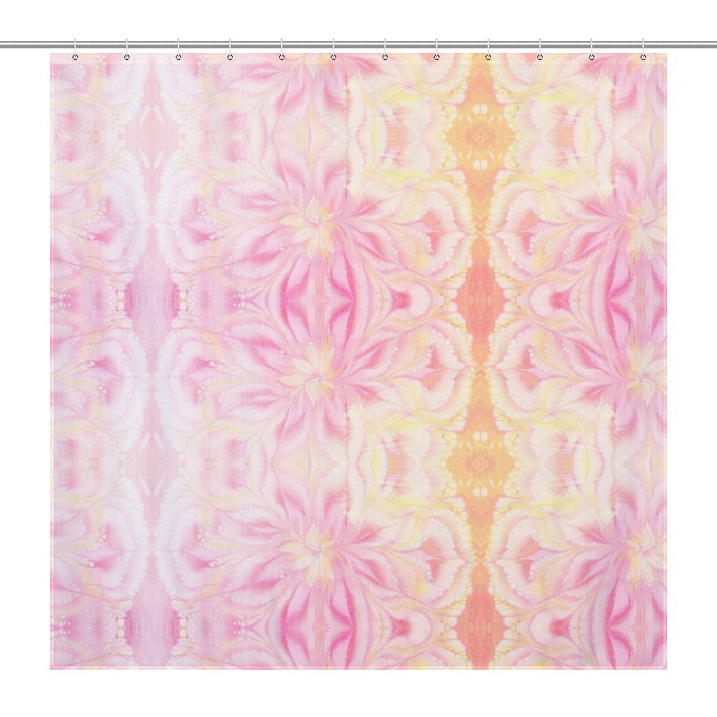 Flower Shower Curtain-66x72Inch (168x183cm)