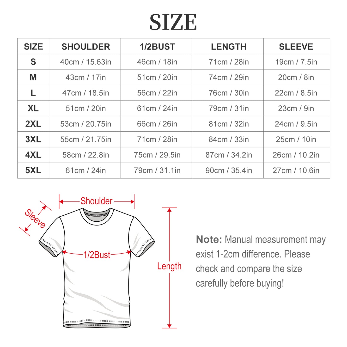 Short Sleeve Cotton Crewneck T-Shirt for Men Women