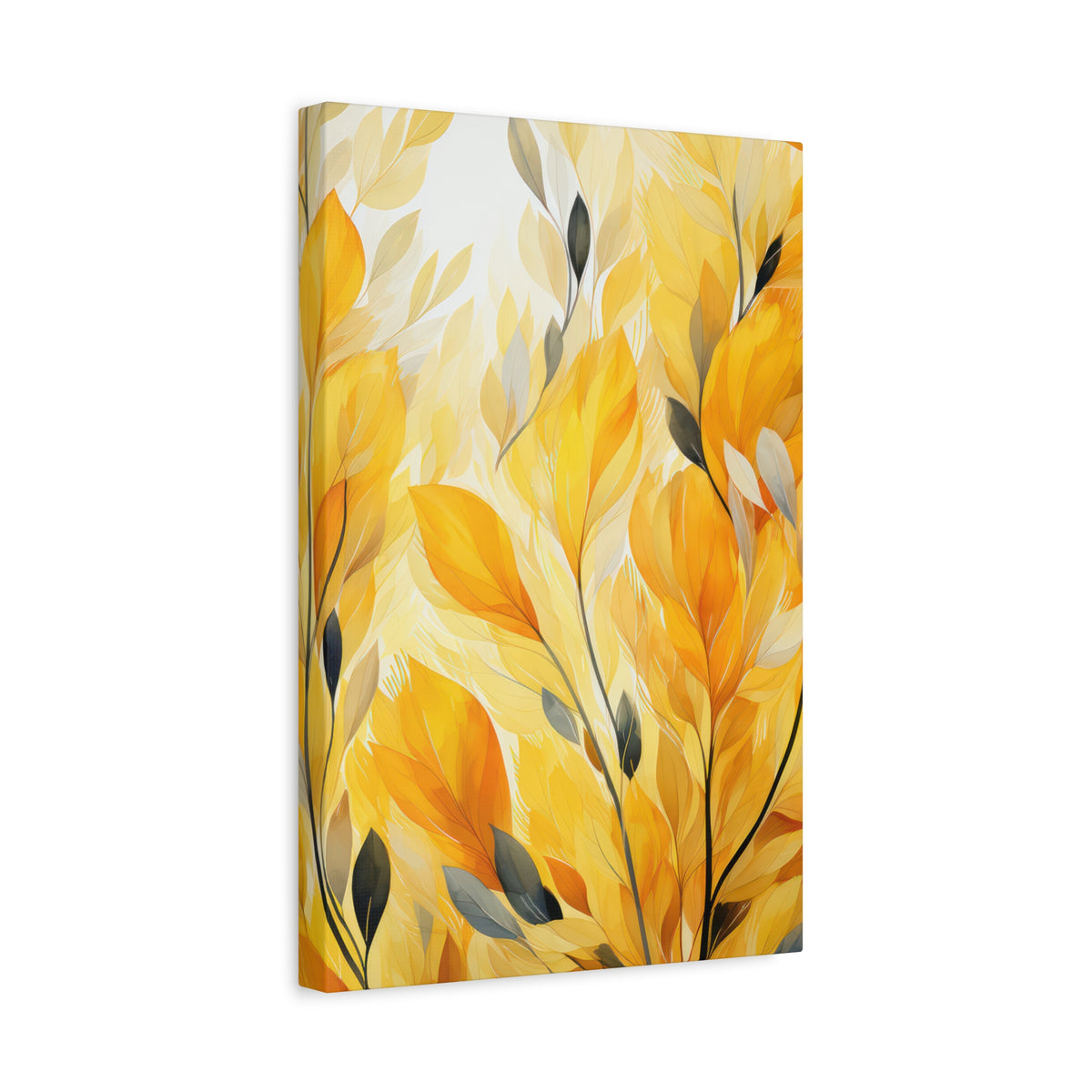 Gorgeous Yellow Matte Canvas Art Print, Stretched, 1.25"
