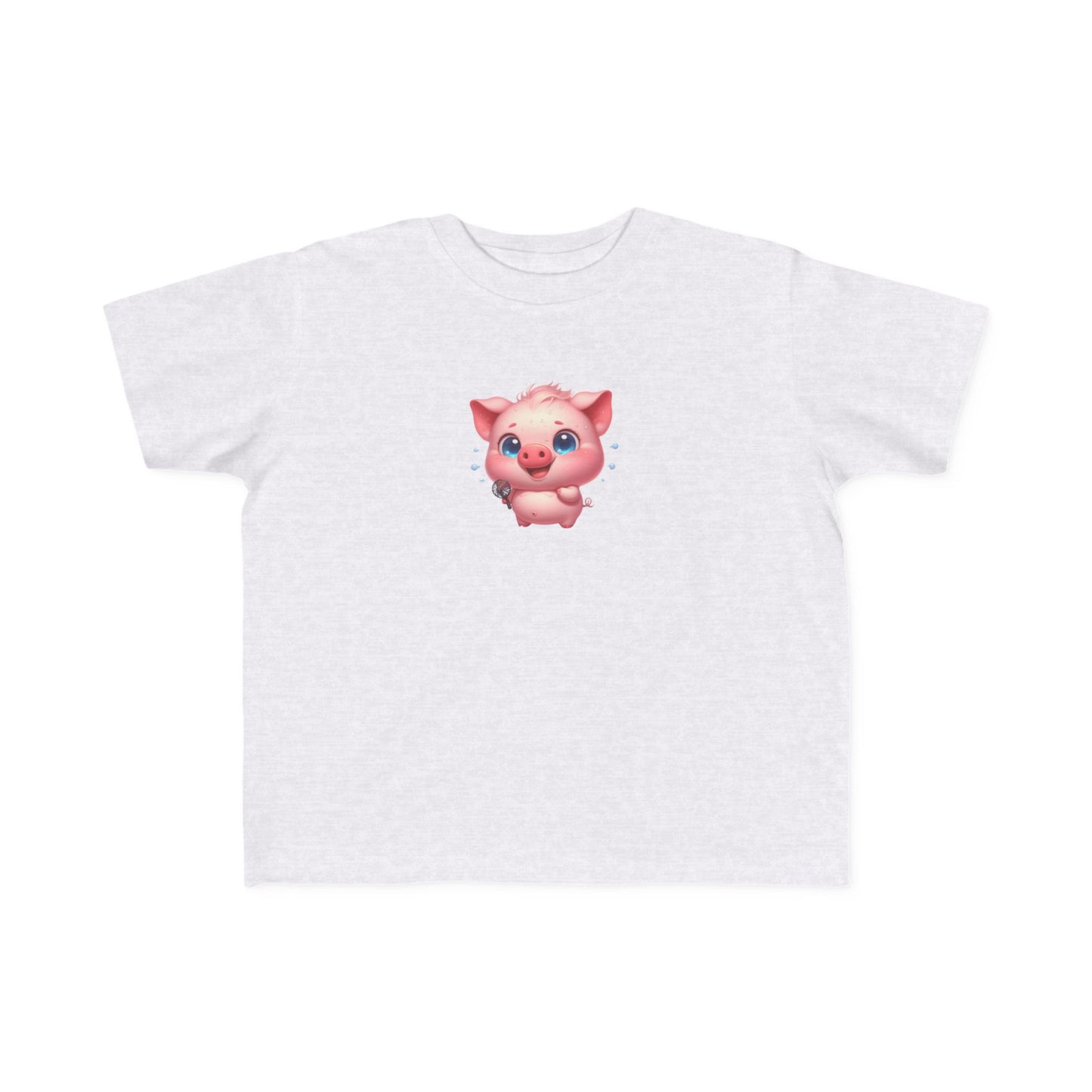 Cute Pig Toddler Tee, Adorable Animal Shirt for Kids, Perfect Baby Gift, Birthday Outfit, Playful Graphic Tee, Toddler Clothing