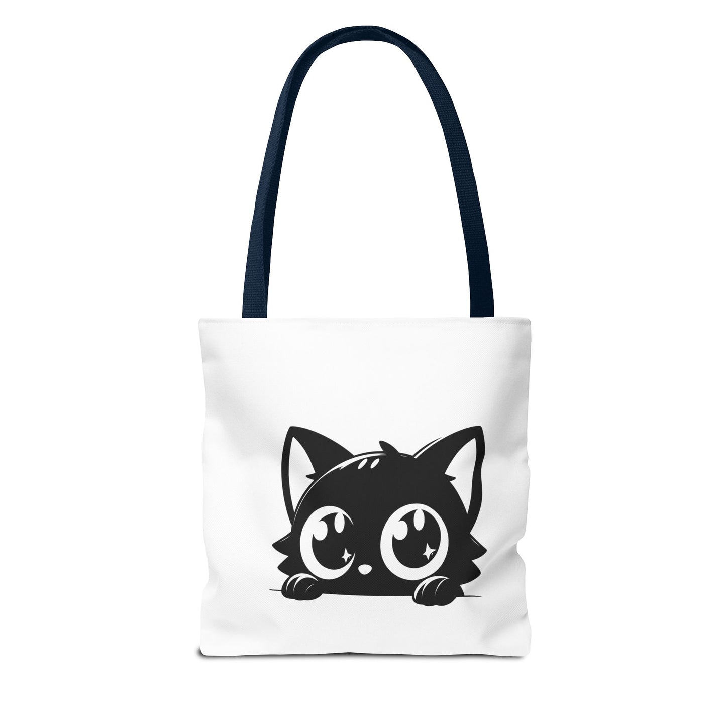 Adorable Cat Face Tote Bag | Cute Kitten Shopping Bag | Gift for Cat Lovers | Everyday Use | Eco-Friendly Accessory