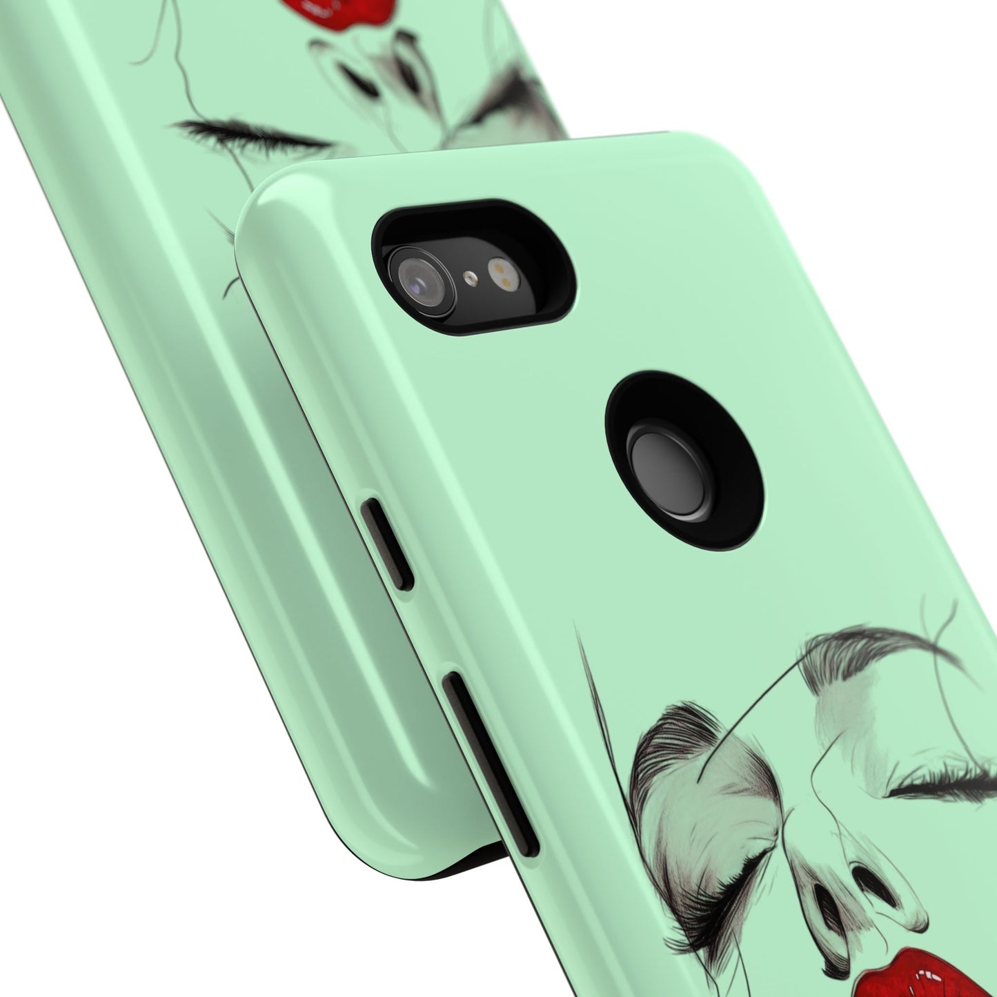 Stylish Phone Case, Artistic Phone Cover, Trendy Tech Accessory, Unique Cell Phone Protector, Gift for Her, Modern Aesthetic