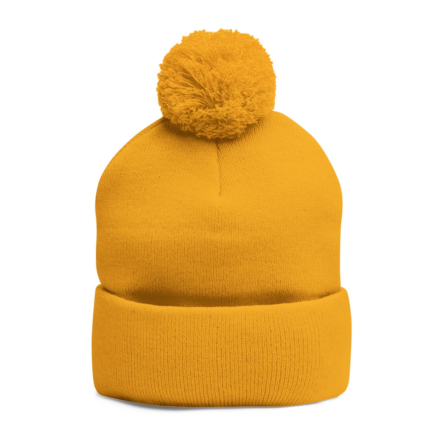 Cozy Pom-Pom Knit Cap, Winter Beanie, Embroidered Hat, Gift for Him/Her, Stylish Knitwear, Cold Weather Accessory