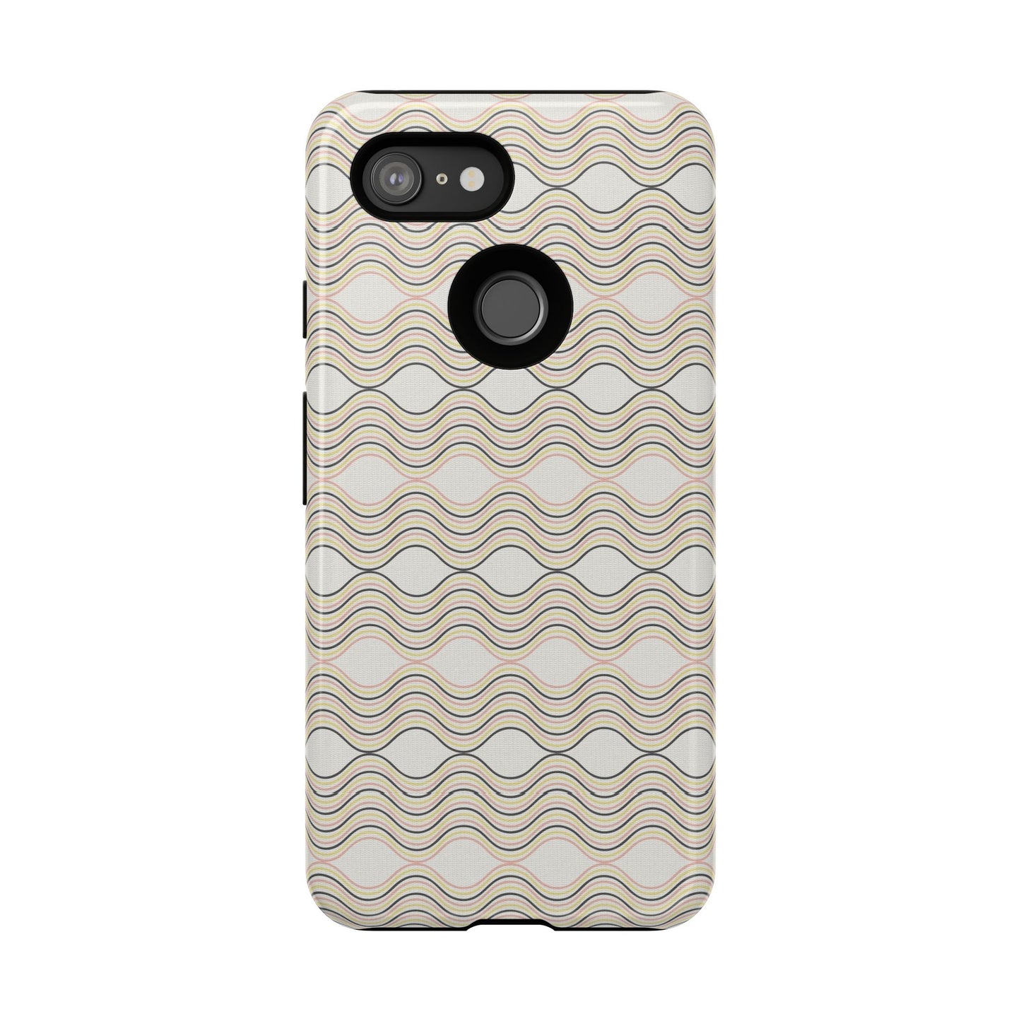 Stylish Phone Case for Tough Protection, Wavy Design, Chic Accessory, Gift for Her, Trendy Tech, Holiday Gift Idea
