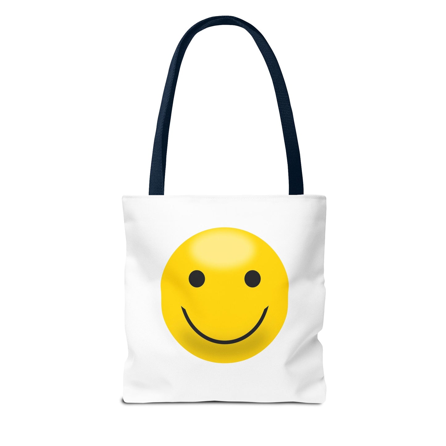 Smiley Face Tote Bag, Eco-Friendly Shopping Bag, Fun Beach Bag, Gift for Teens, Happy Tote for Everyday Use