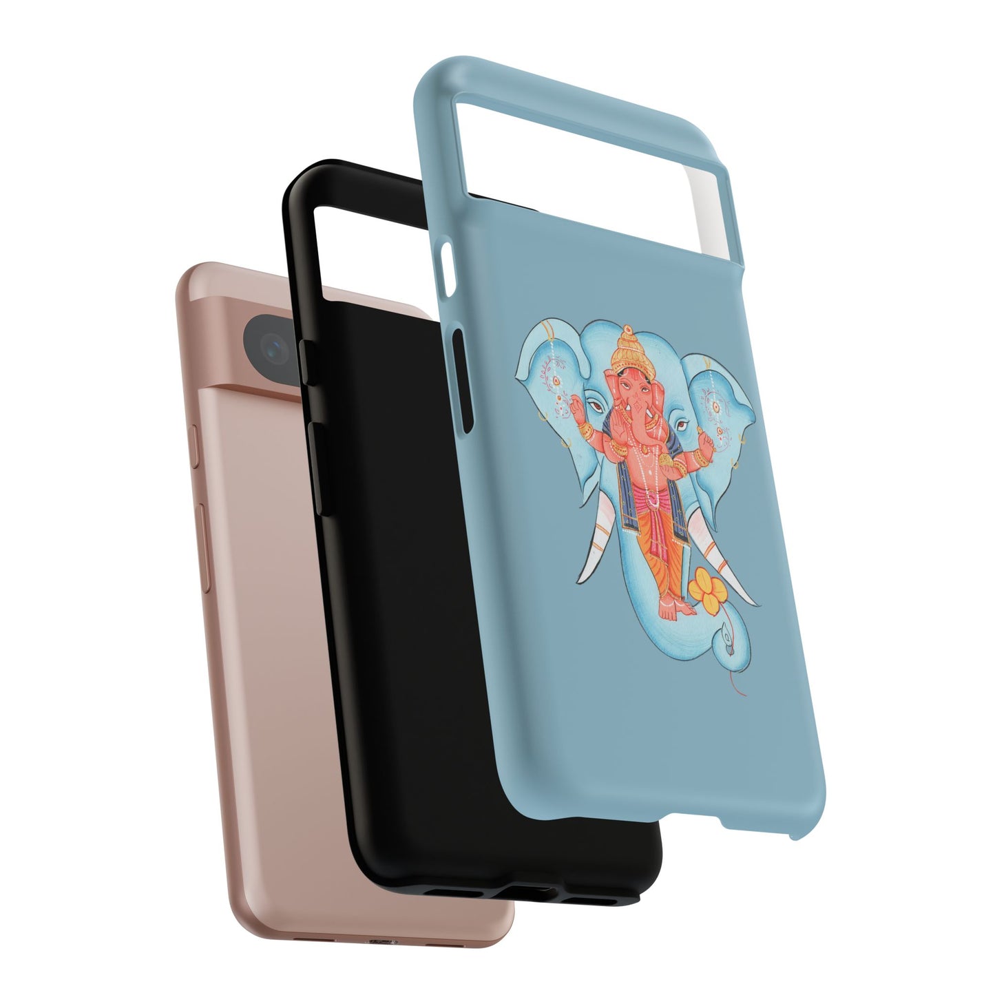 Tough Cases: Ganesh-Inspired Phone Case, Bohemian Phone Cover, Hindu Art Accessory, Festival Gift, Protective Phone Shell