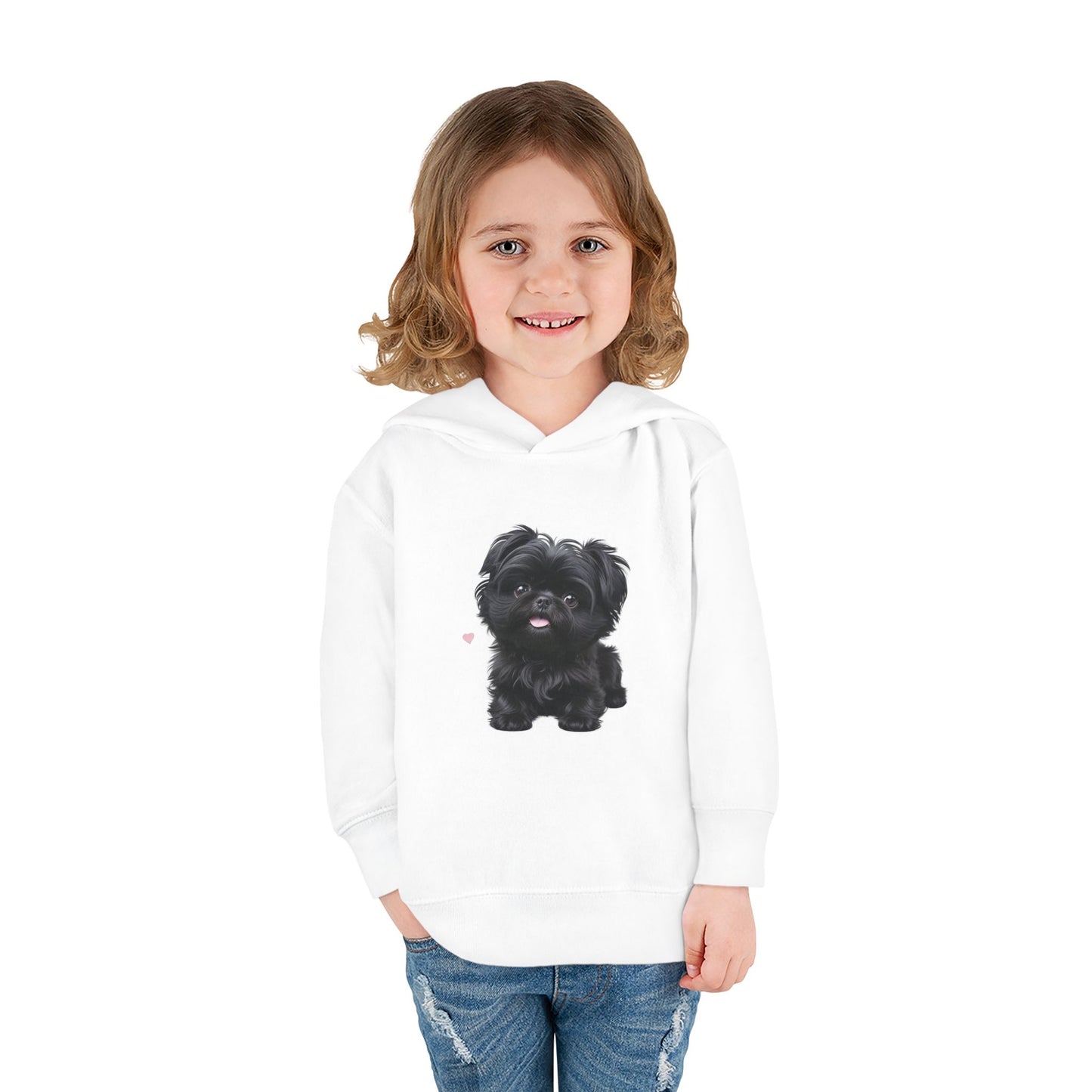 Cute Toddler Hoodie with Adorable Dog Design, Baby Gift, Winter Wear, Kids Sweatshirt, Comfortable Pullover