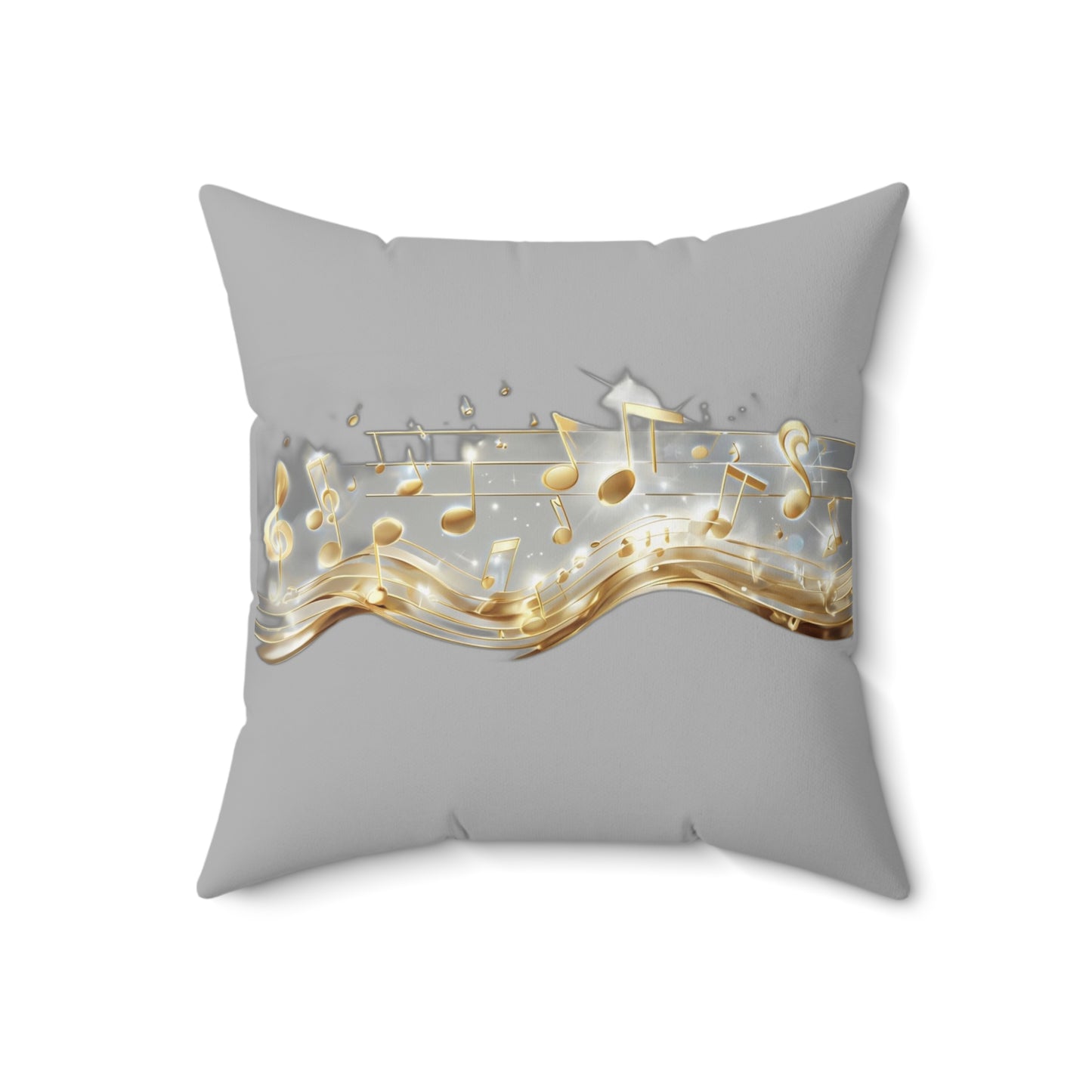 Musical Notes Decorative Pillow Perfect for Music Lovers, Home Decor, Throw Cushion