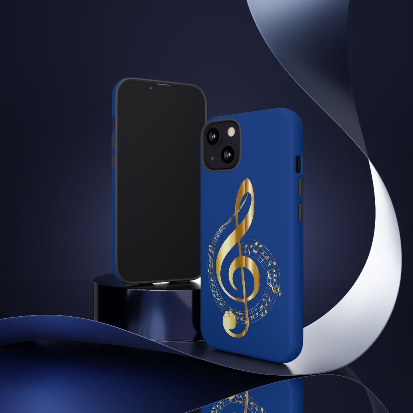 Tough Cases Blue and Gold Musical Note