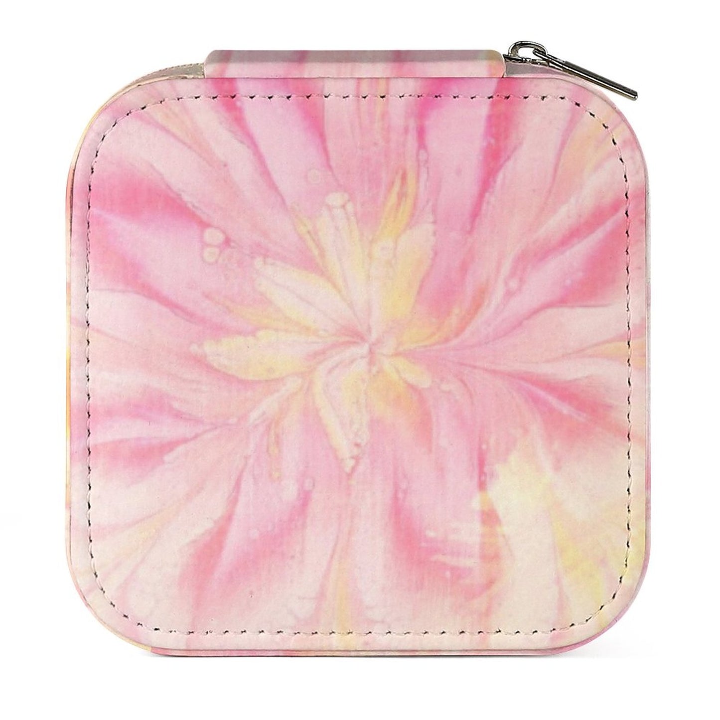 Box Organizer for Jewelry Pink Tie Dye