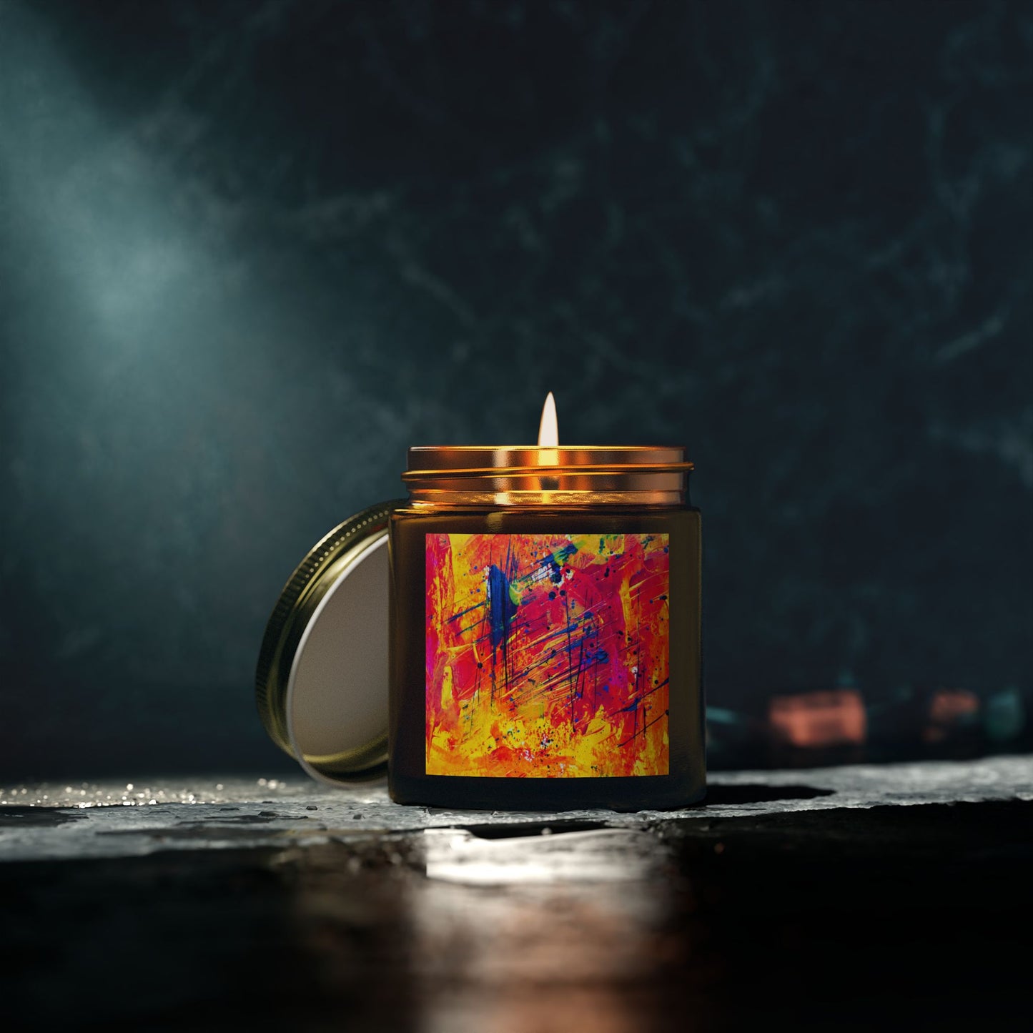 Vibrant Artistic Scented Candles - Perfect for Relaxation, Home Decor, Gifts, Celebrations, and Aromatherapy