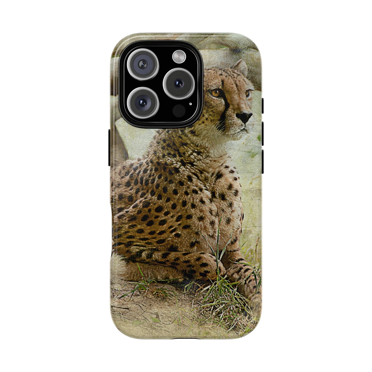 Cheetah Phone Case, Tough Cases, Animal Lover Gift, Wildlife Protection, Eco-Friendly Mobile Cover, Unique Phone Accessory