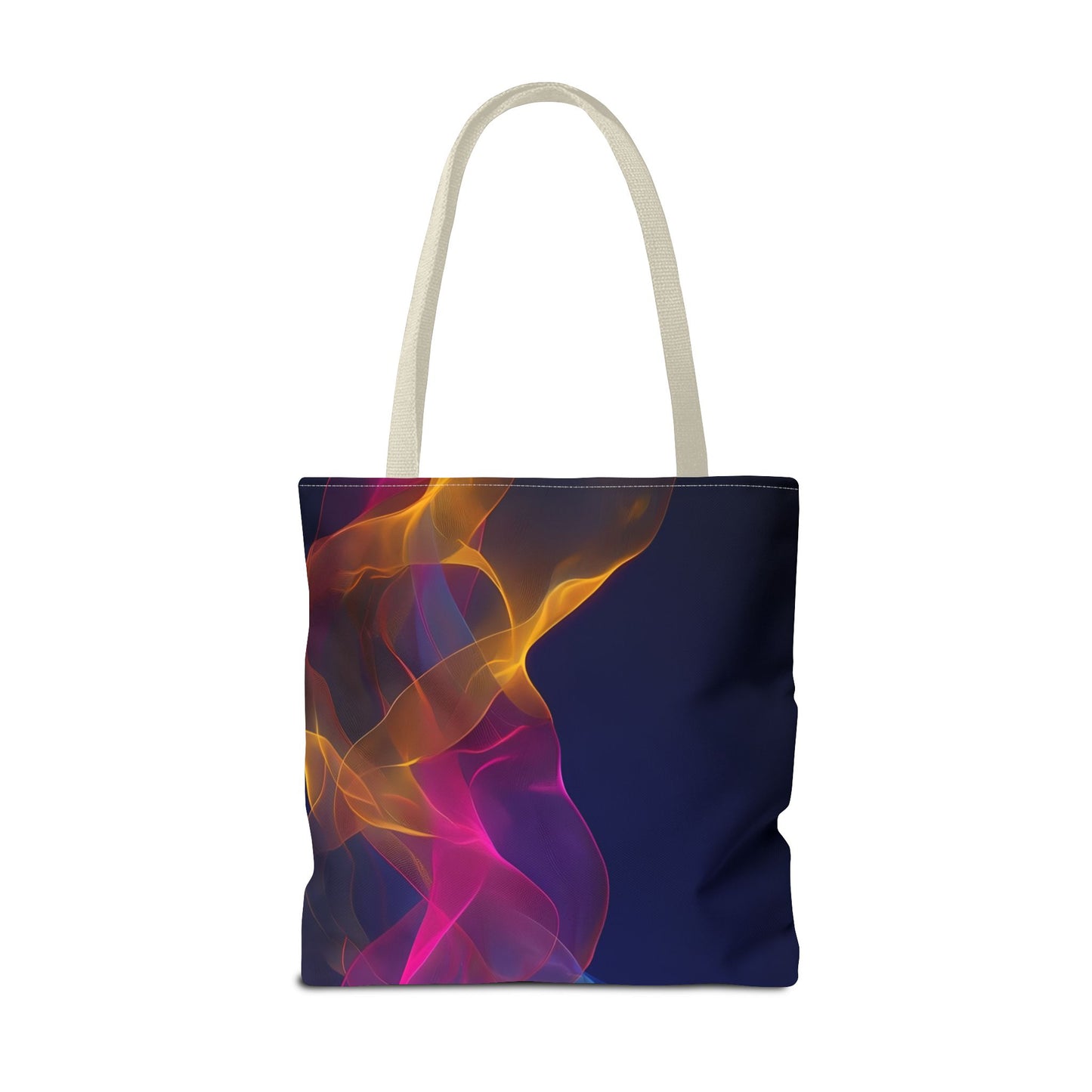 Colorful Abstract Tote Bag, Stylish Shopping Bag, Reusable Groceries Bag