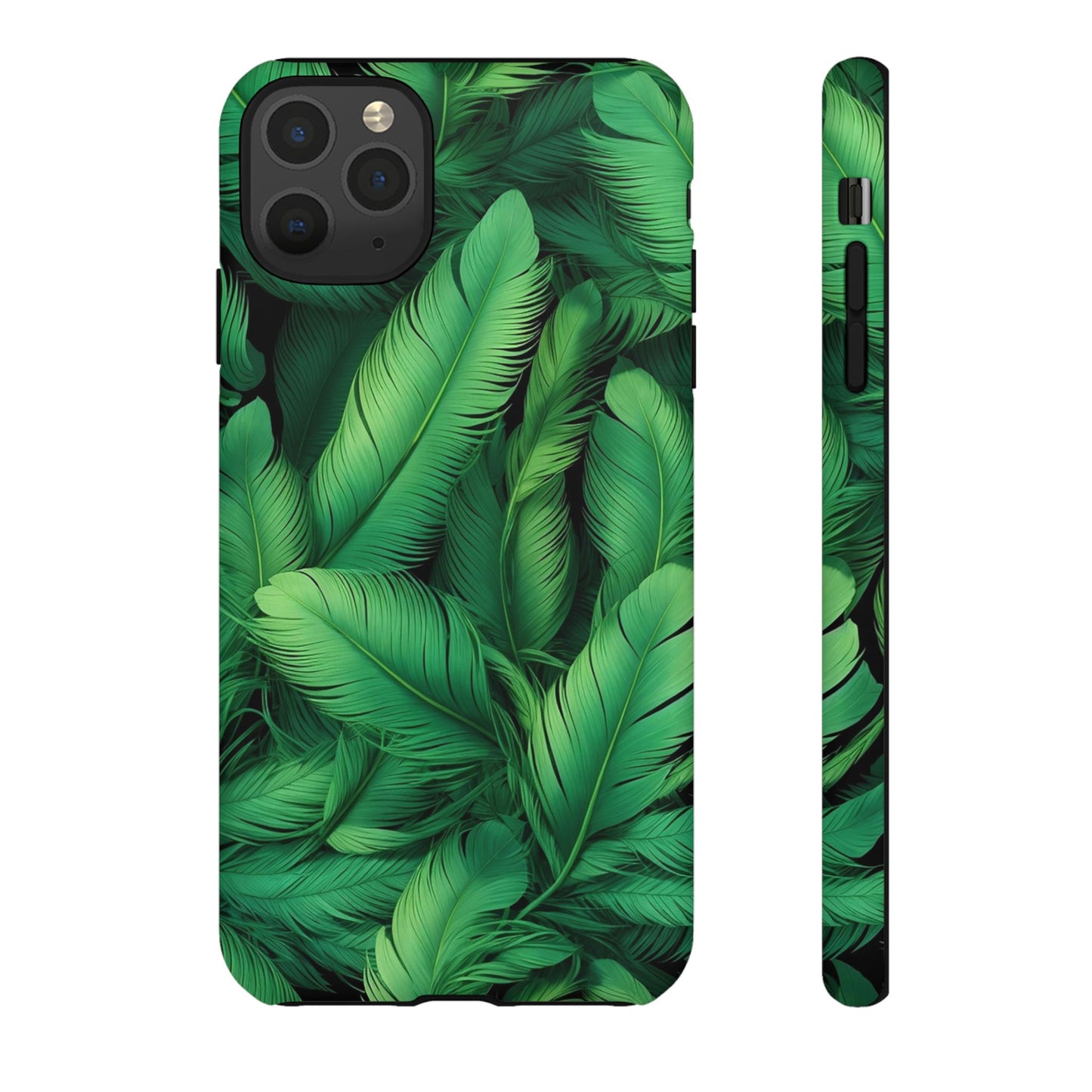 Tough Cases - Tropical Leaf Phone Case, Nature-inspired, Phone Accessory, Gift for Her, Jungle Theme, Eco-Friendly
