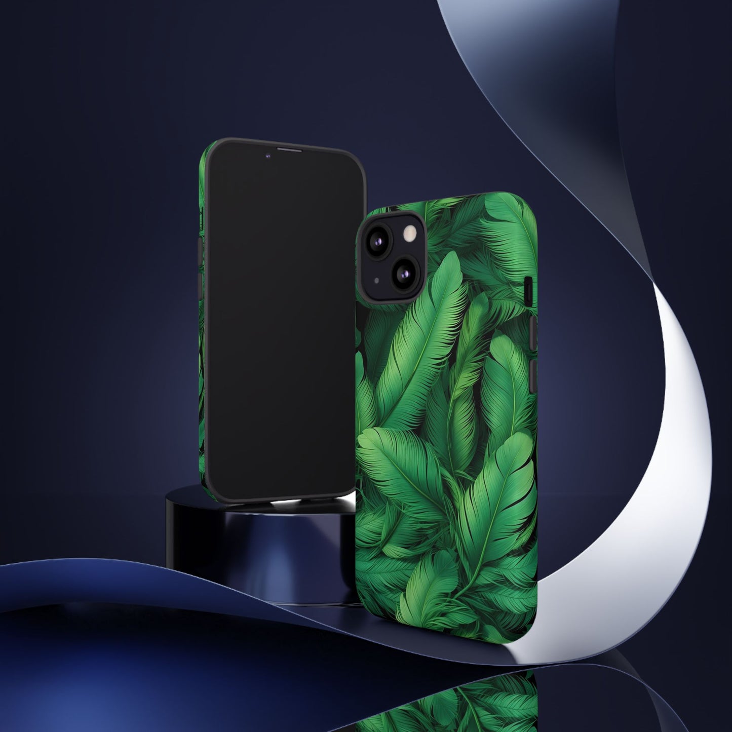 Tough Cases - Tropical Leaf Phone Case, Nature-inspired, Phone Accessory, Gift for Her, Jungle Theme, Eco-Friendly