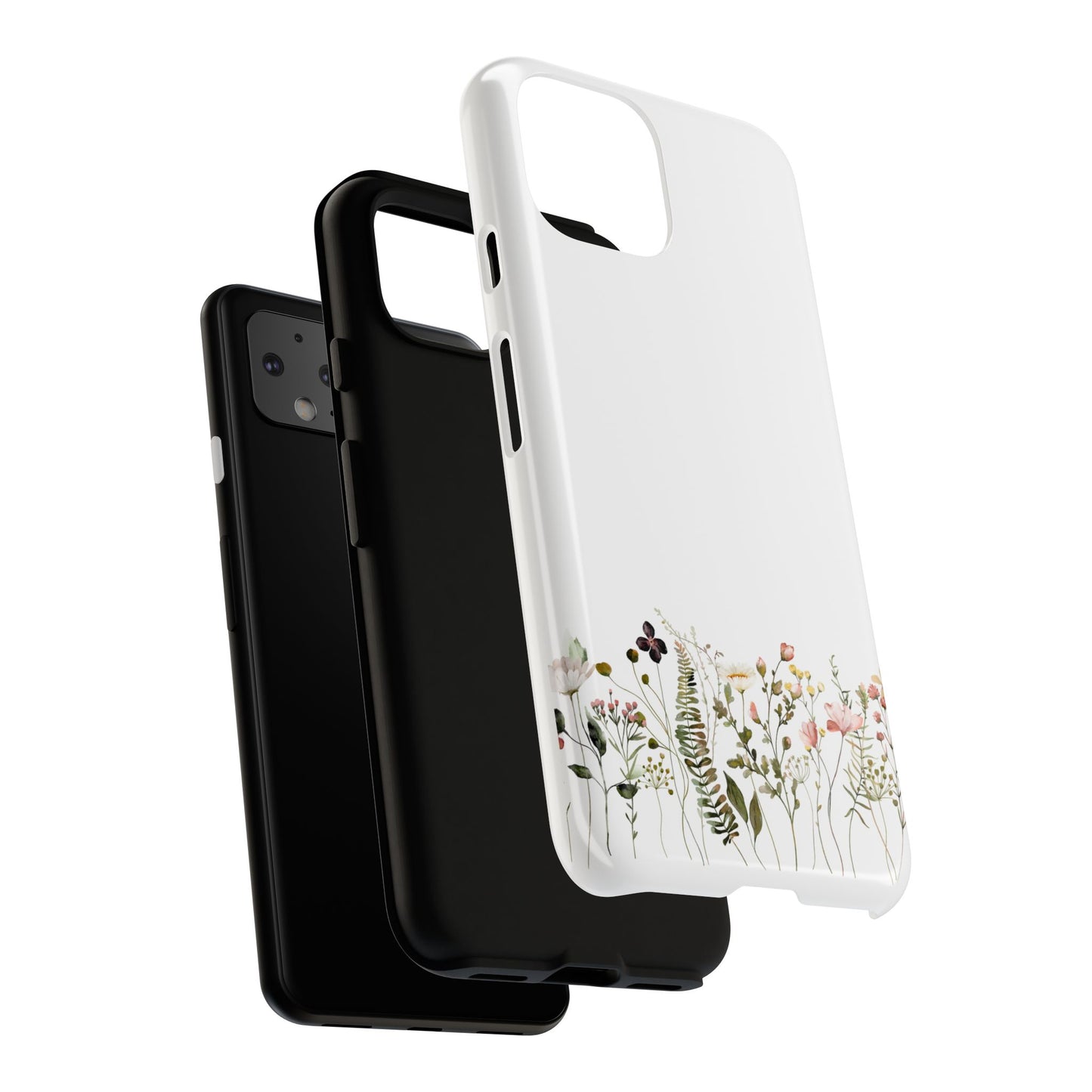 Floral Phone Case - Tough Cases for Nature Lovers, Stylish Floral Design, Phone Protection, Gifts for Her, Eco-Friendly Tech Accessories