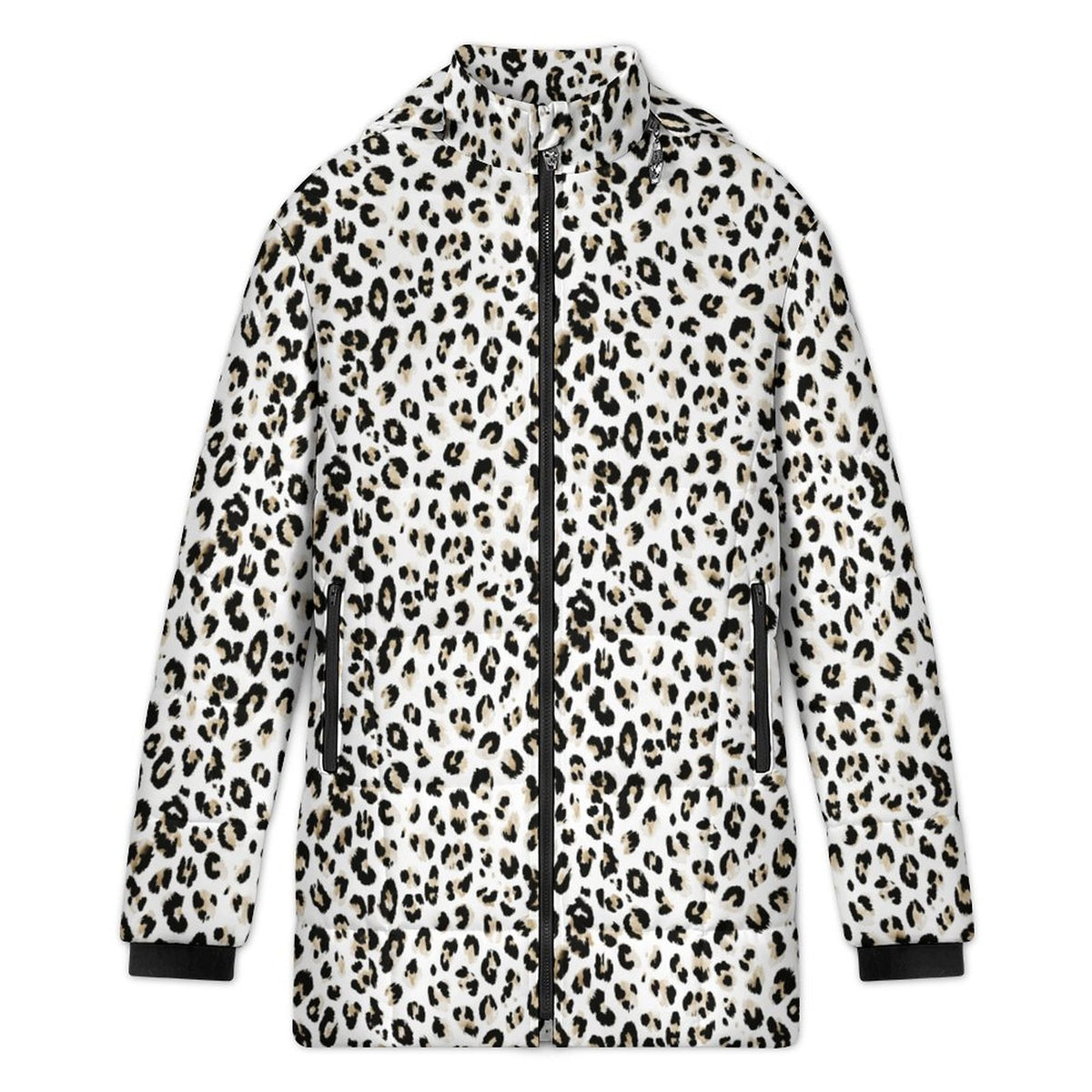 Winter Quilted Long-Sleeve Hooded Outerwear