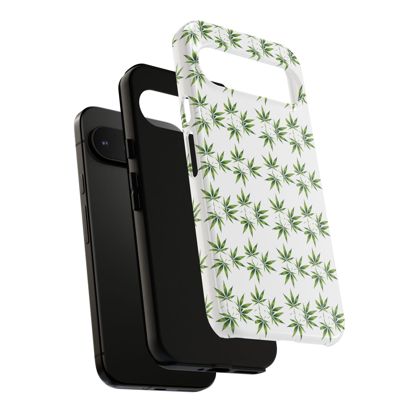 Stylish Phone Case with Cannabis Leaf Design, Durable Phone Cover, Gift for Stoner Friends, Unique Phone Accessory, Nature-Inspired Design