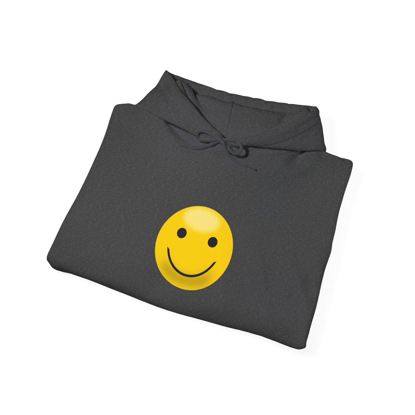 Smiley Face Hooded Sweatshirt, Cozy Unisex Hoodie, Casual Wear, Gift for Friends, Cheerful Apparel, Everyday Comfort Clothing