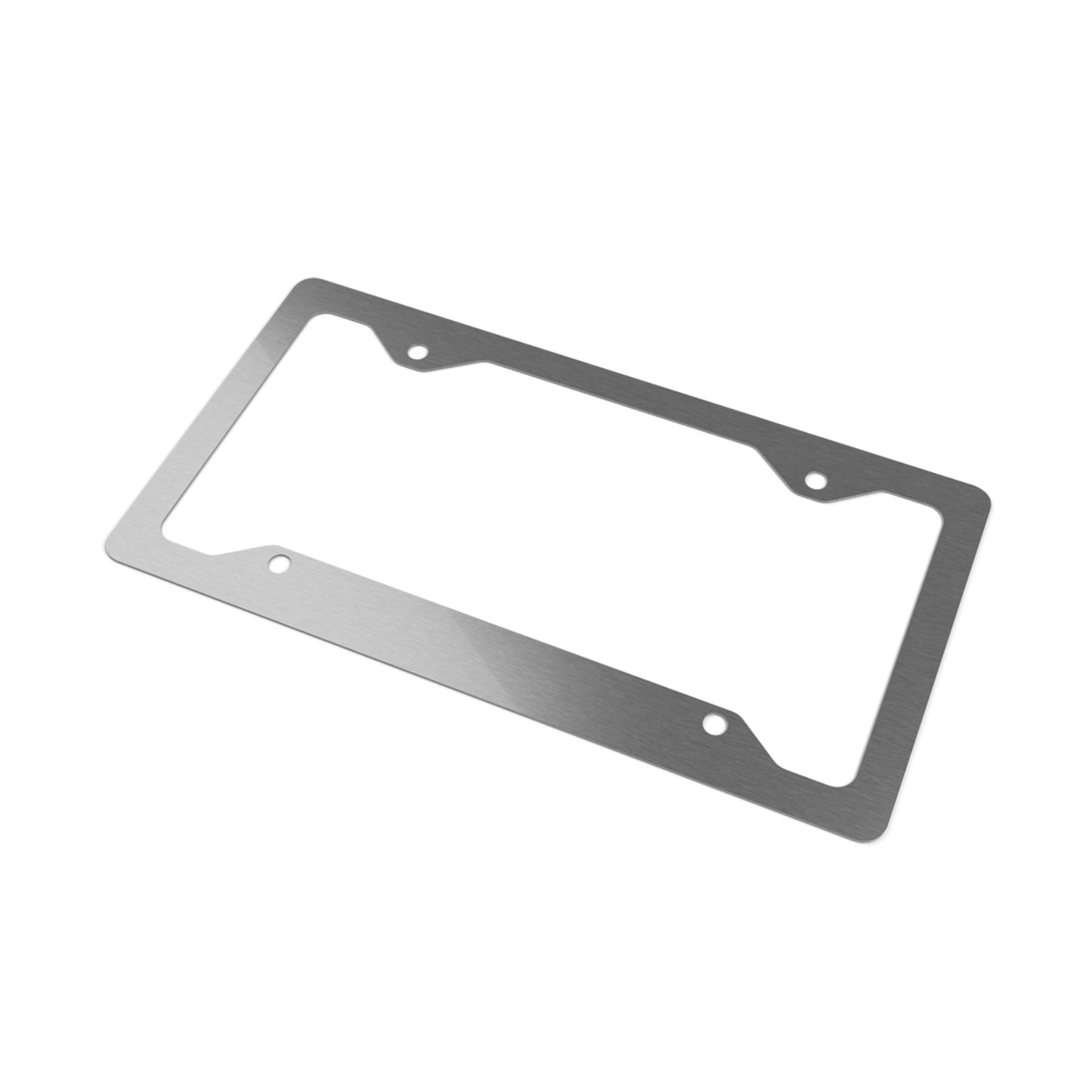 Personalized Metal License Plate Frame - Paw Print