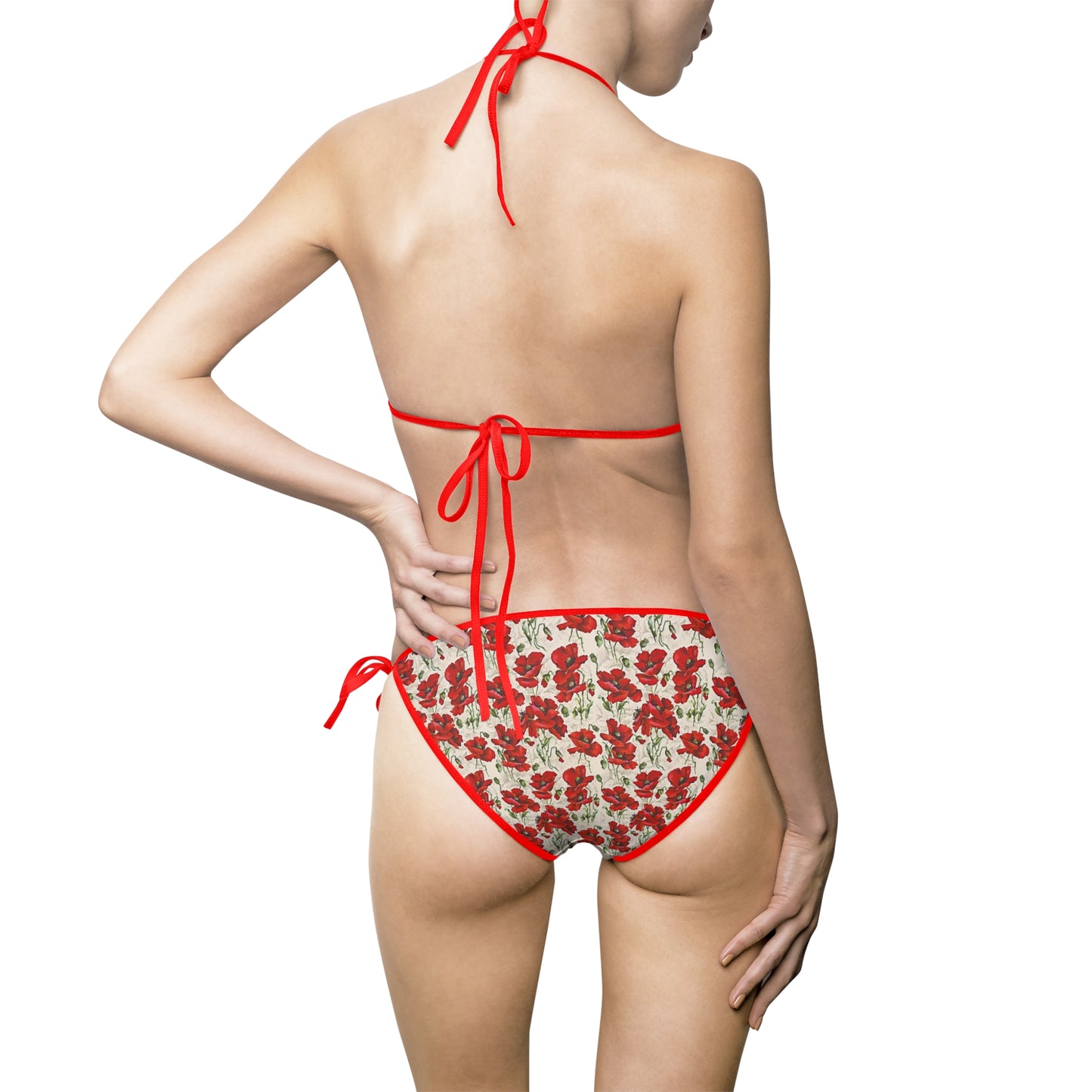 Floral Print Bikini Set, Summer Swimwear, Beach Vacation, Pool Party, Gift for Her, Trendy Swimwear