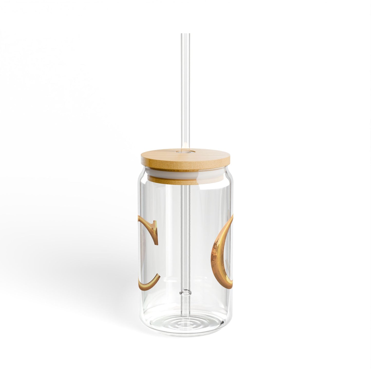 Personalized Sipper Glass, 16oz Water Bottle, Eco-Friendly Drinkware, Perfect for Parties, Unique Gift Idea for Home