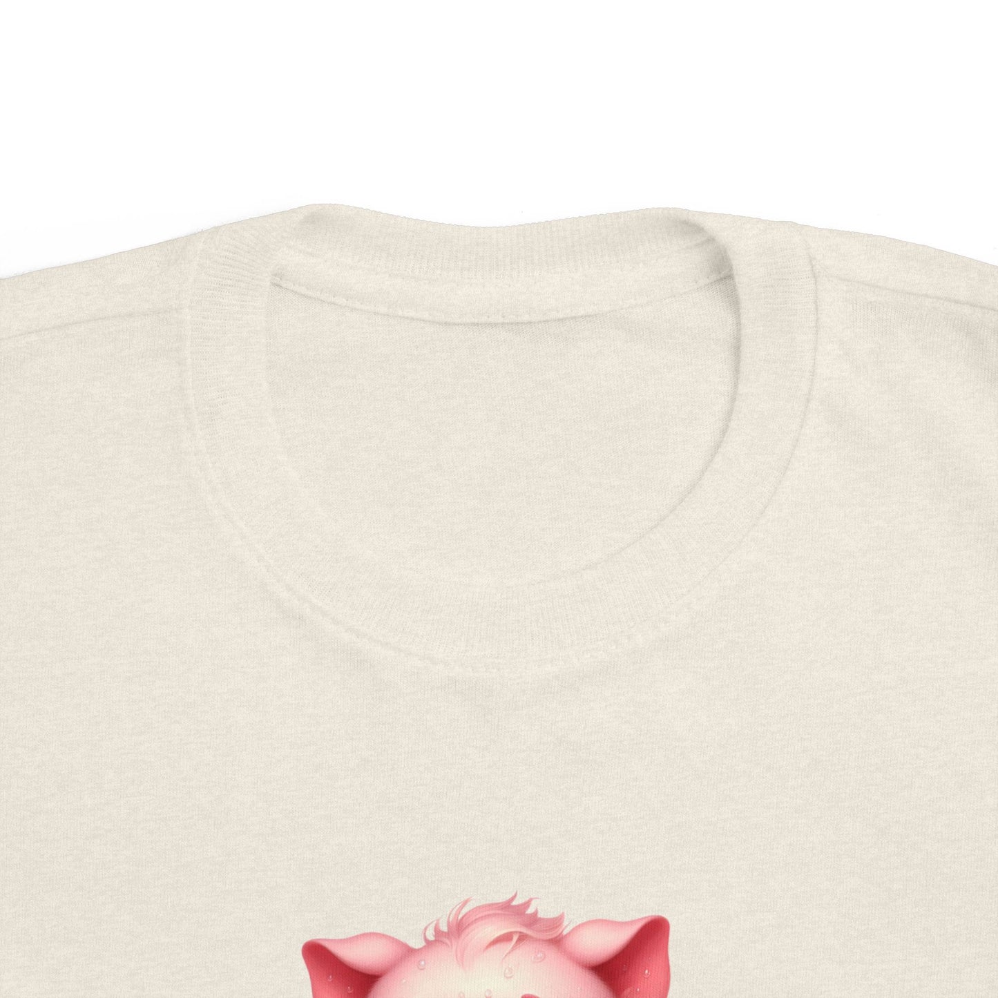 Cute Pig Toddler Tee, Adorable Animal Shirt for Kids, Perfect Baby Gift, Birthday Outfit, Playful Graphic Tee, Toddler Clothing
