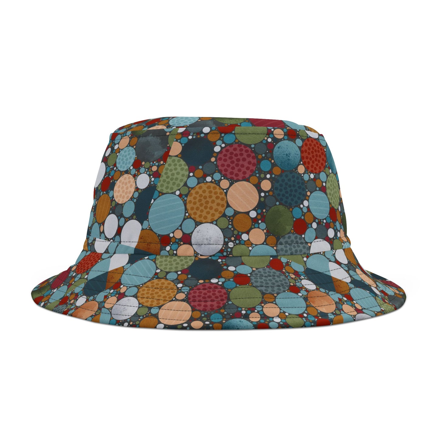 Colorful Polka Dot Bucket Hat, Summer Fashion, Festival Accessory, Beach Hat, Unisex Gift, Vacation Essential