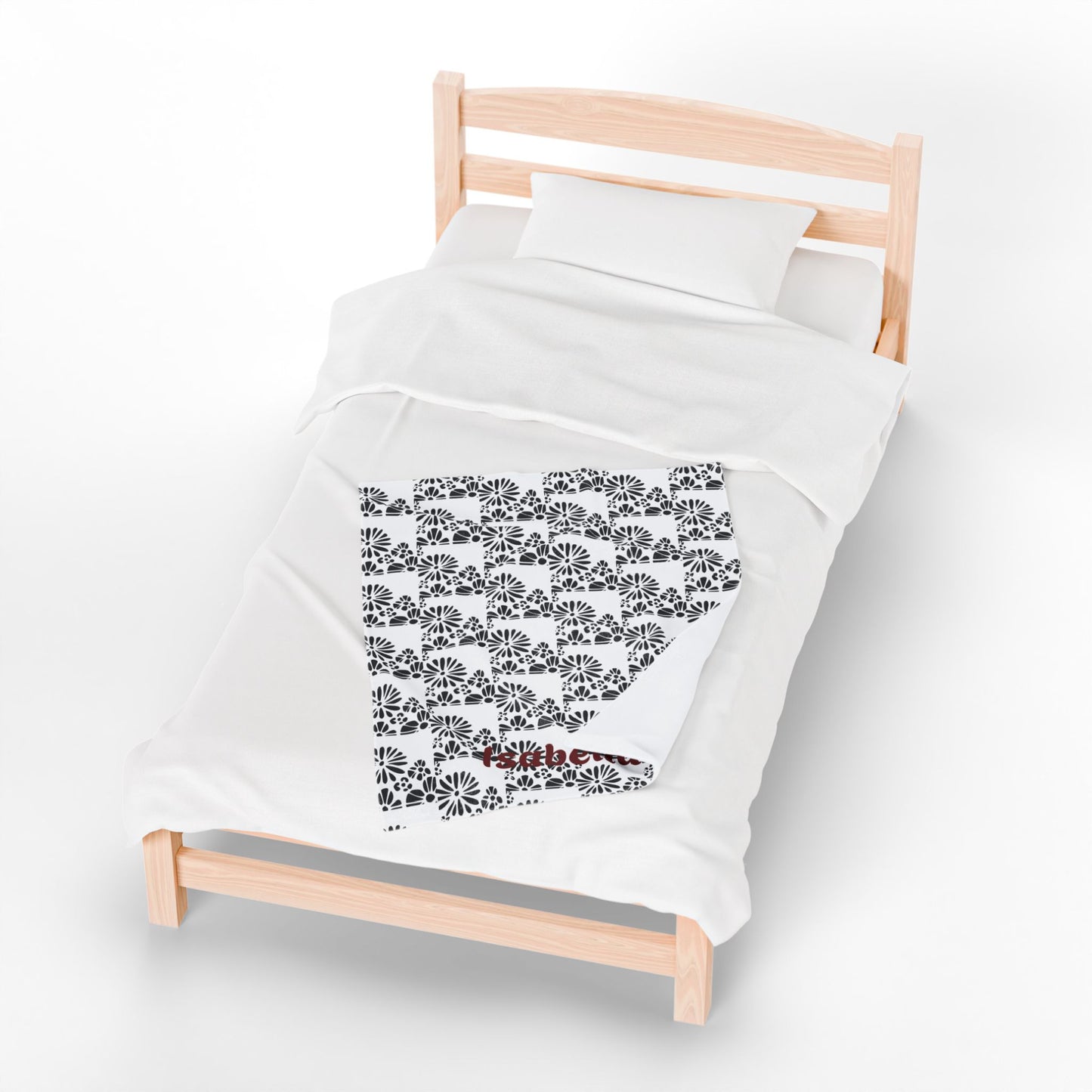 Cozy Personalized Plush Blanket Sophia