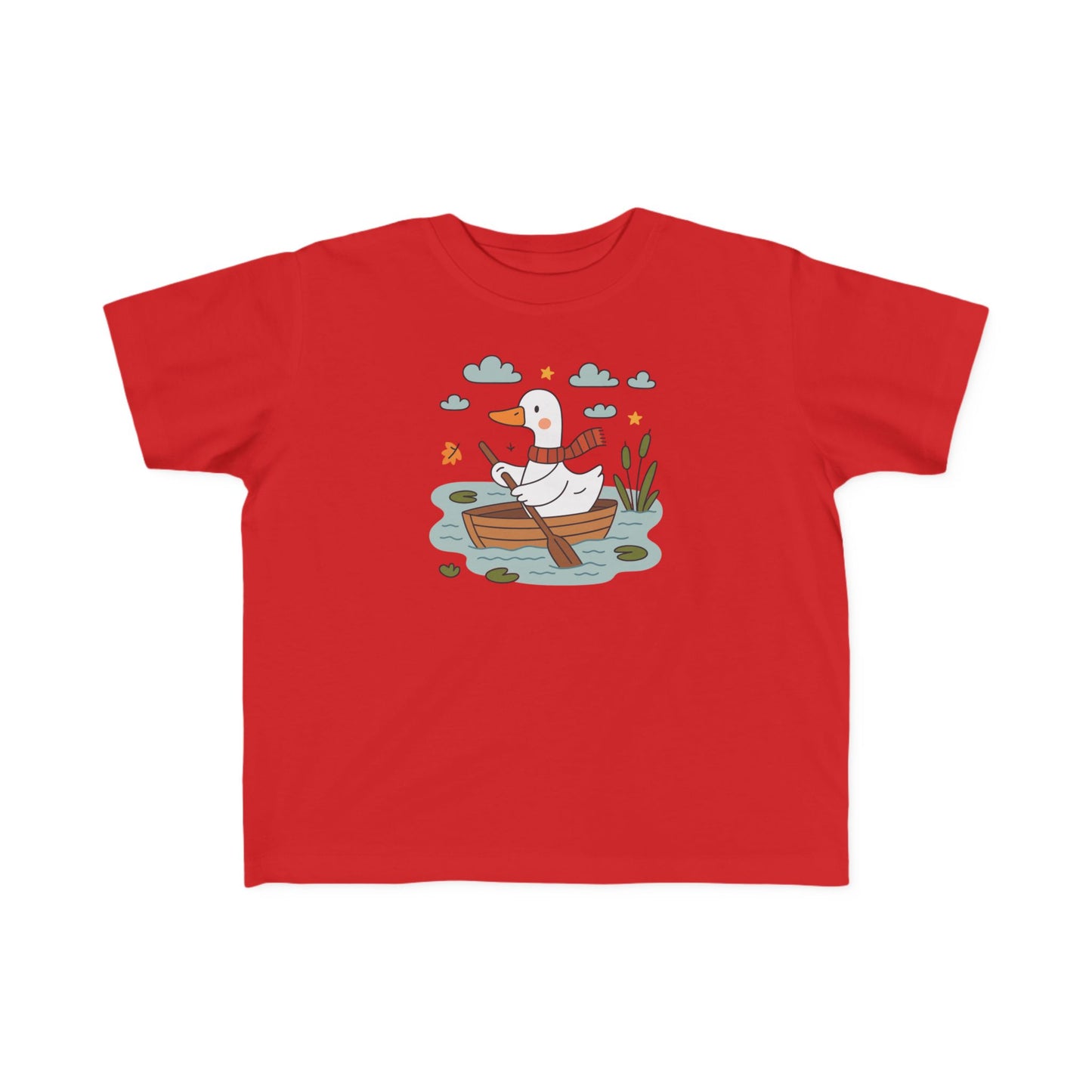Cute Toddler's Tee with Happy Duck Design, Perfect for Playtime, Gifts, or Family Outings, Summer Fun, Animal Lovers