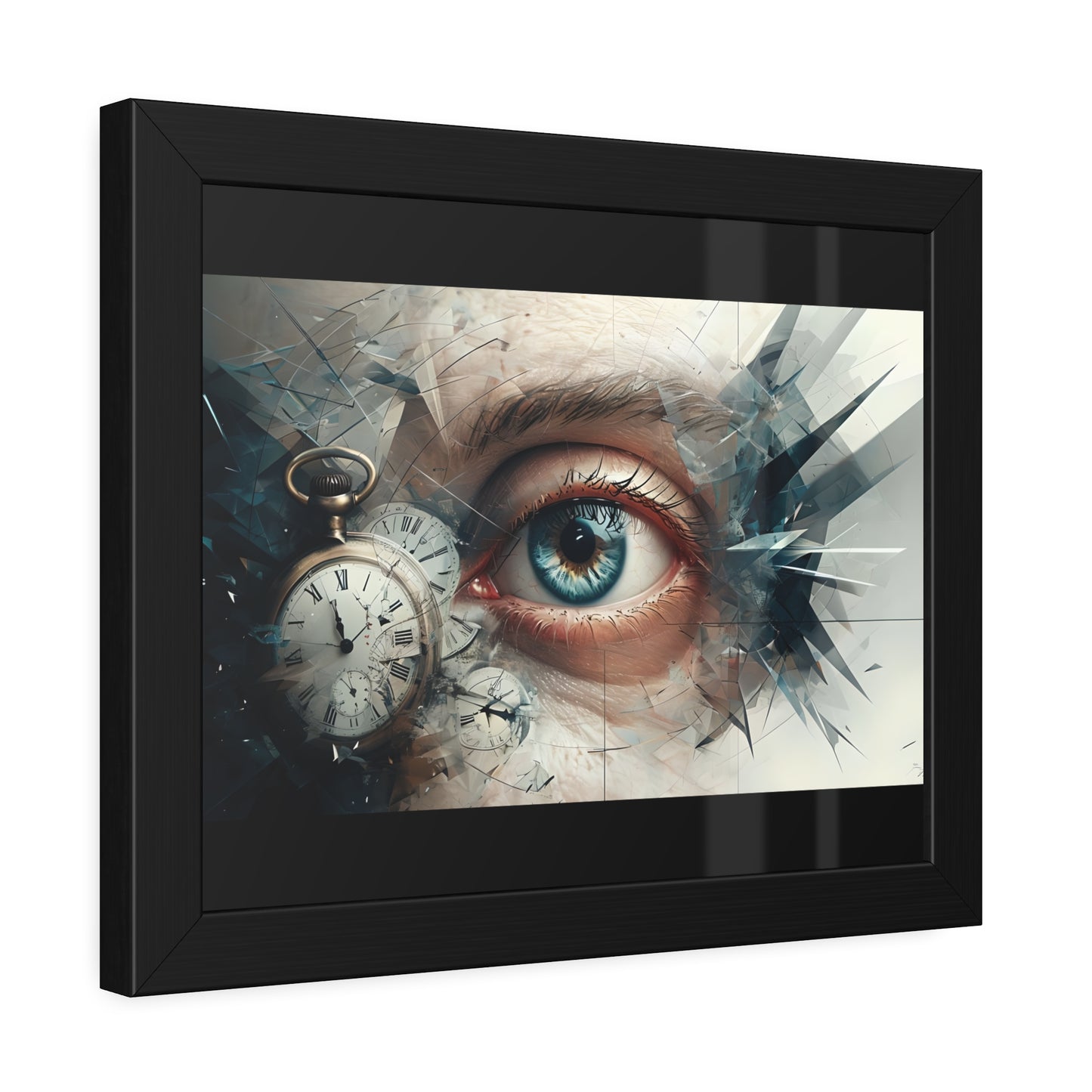 Surreal Eye Art Framed Poster