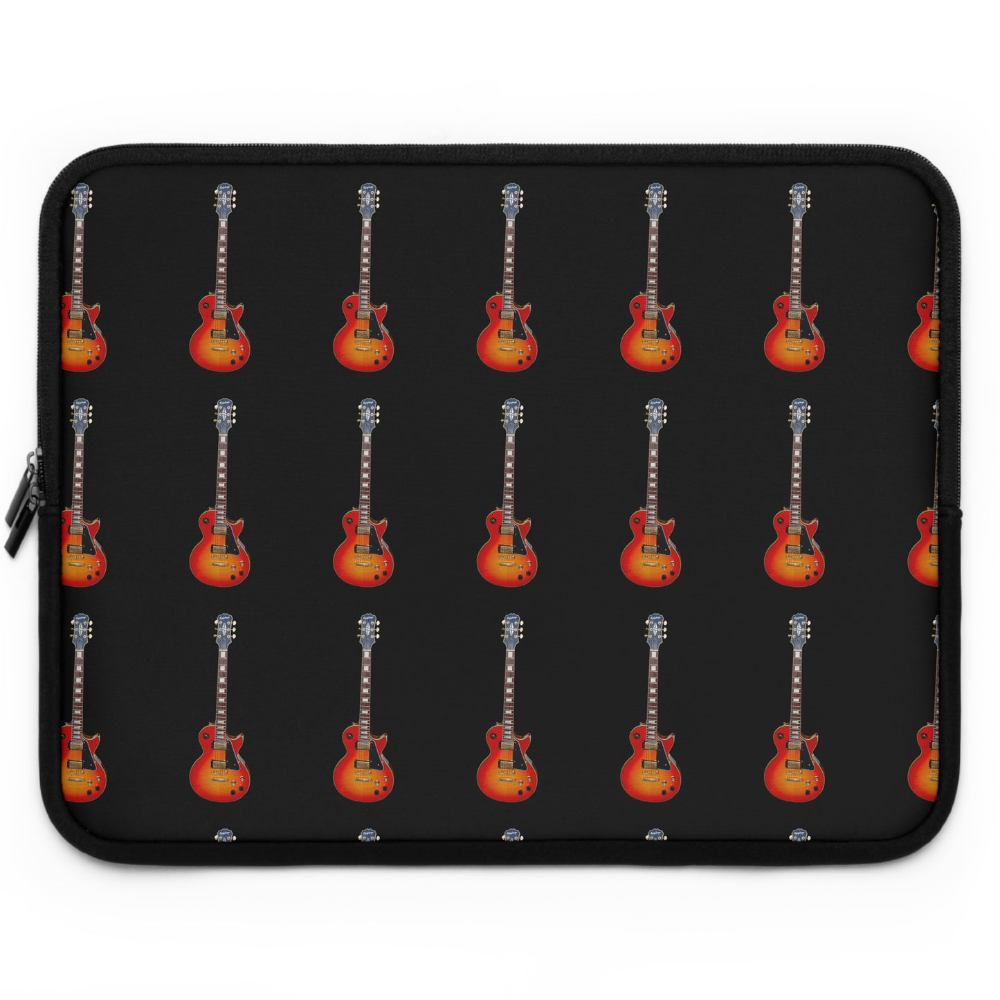 Guitar Pattern Laptop Sleeve | Music Lover Gift, Tech Organizer, Unique Laptop Case, Geek Gift, Rock Music Accessory