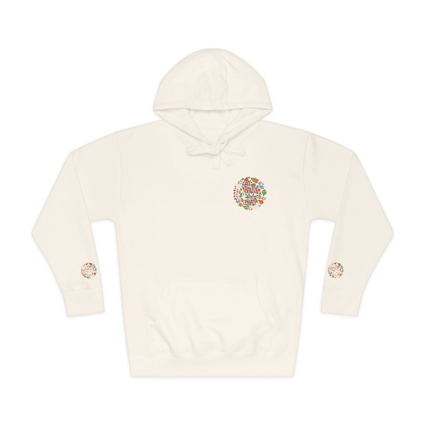 Floral Unisex Fleece Hoodie - Cozy Gift for Nature Lovers, Perfect for Fall, Spring, Birthdays, Relaxation, Outdoor Activities