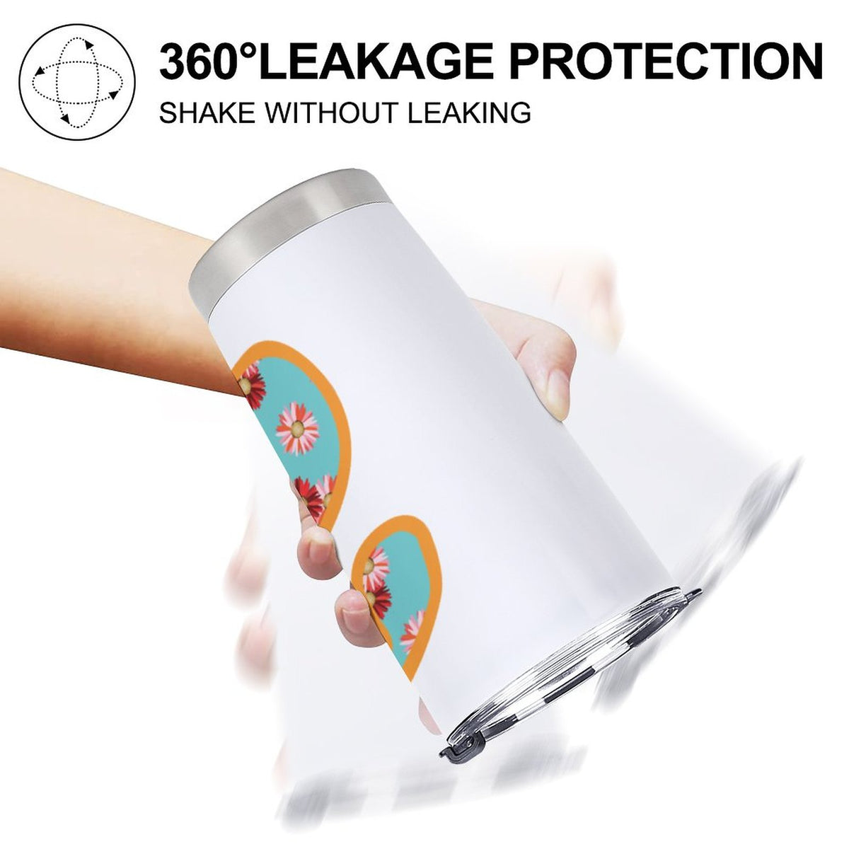 Car Travel Coffee Mug with Lid - Letter A