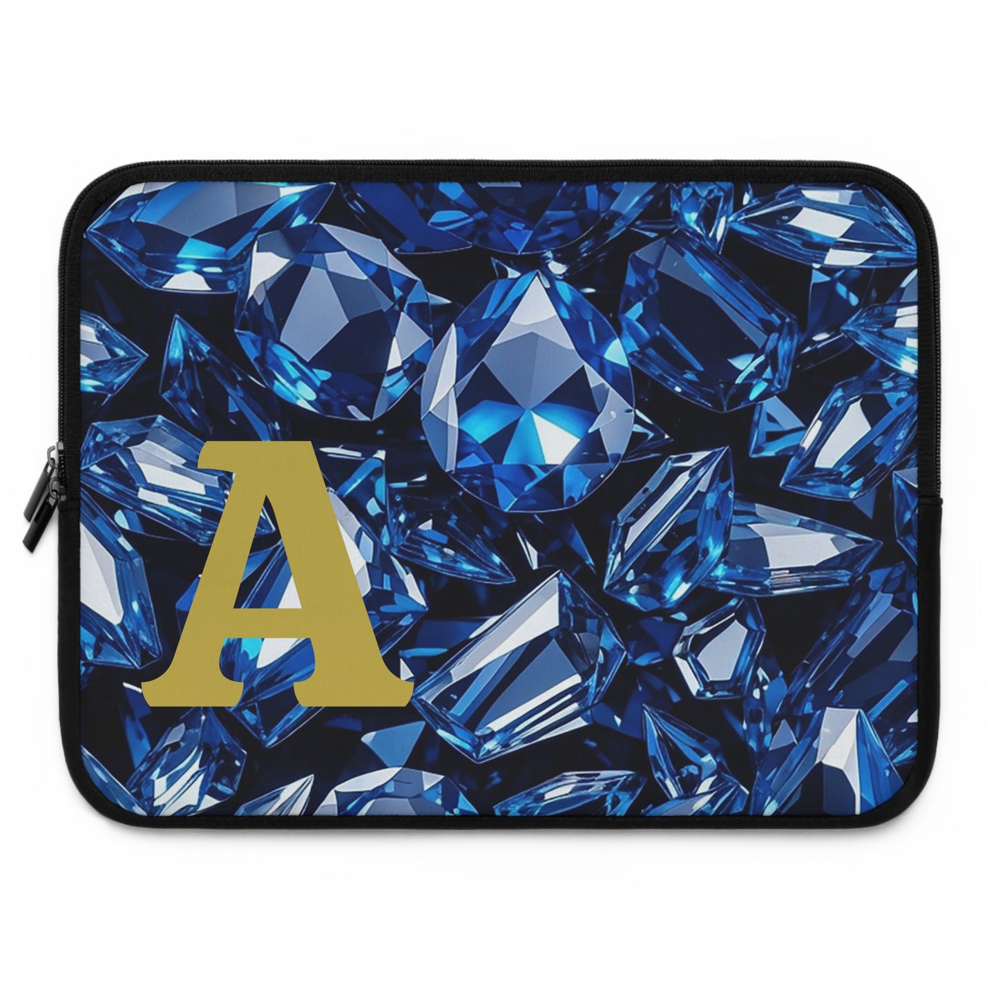 Personalized Jewel Print Laptop Sleeve | Laptop Case for Gifts, Tech Accessories, Office Decor, Customizable Laptop Sleeve