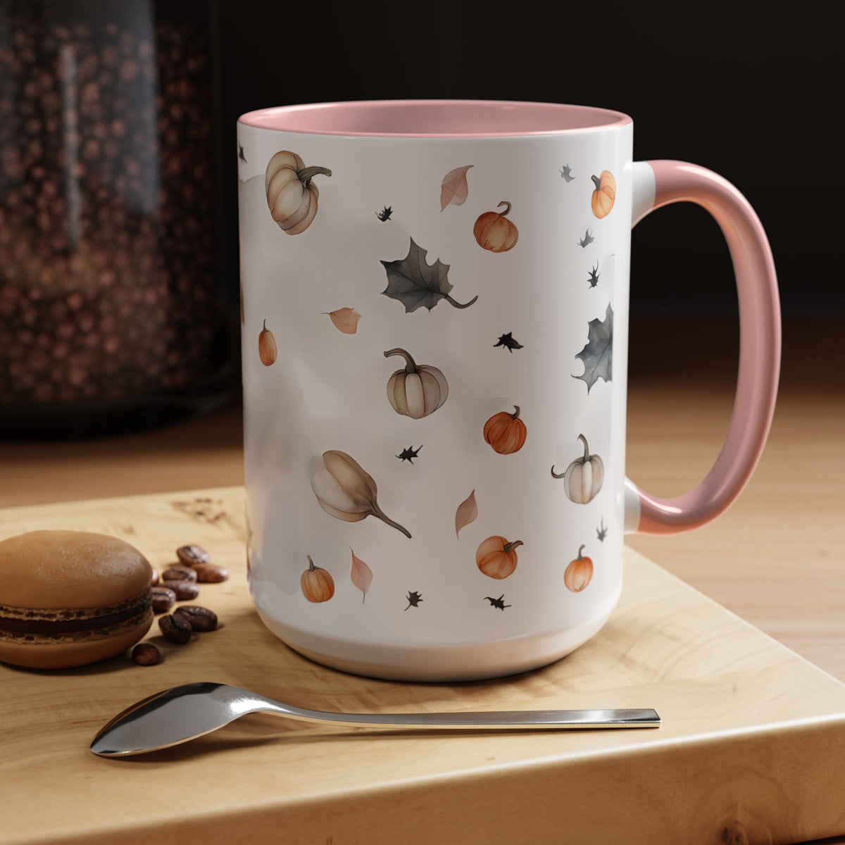Autumn Harvest Coffee Mug - Fall Decor, Seasonal Kitchenware, Pumpkin Lovers Gift, Cozy Sip, Thanksgiving, Halloween