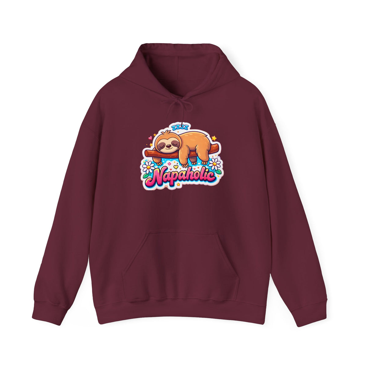 Napaholic Sloth Hoodie — Cute Sleepy Sloth Graphic Sweatshirt