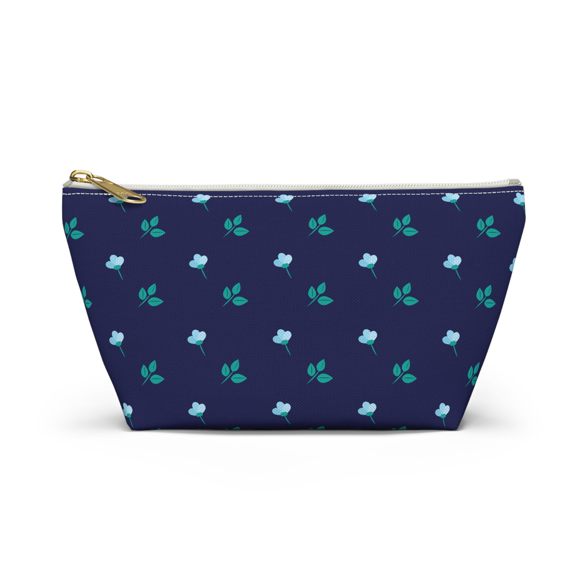 Floral Accessory Pouch, Botanical Makeup Bag, Travel Organizer, Gift for Her, Floral Design Pouch, Everyday Essentials